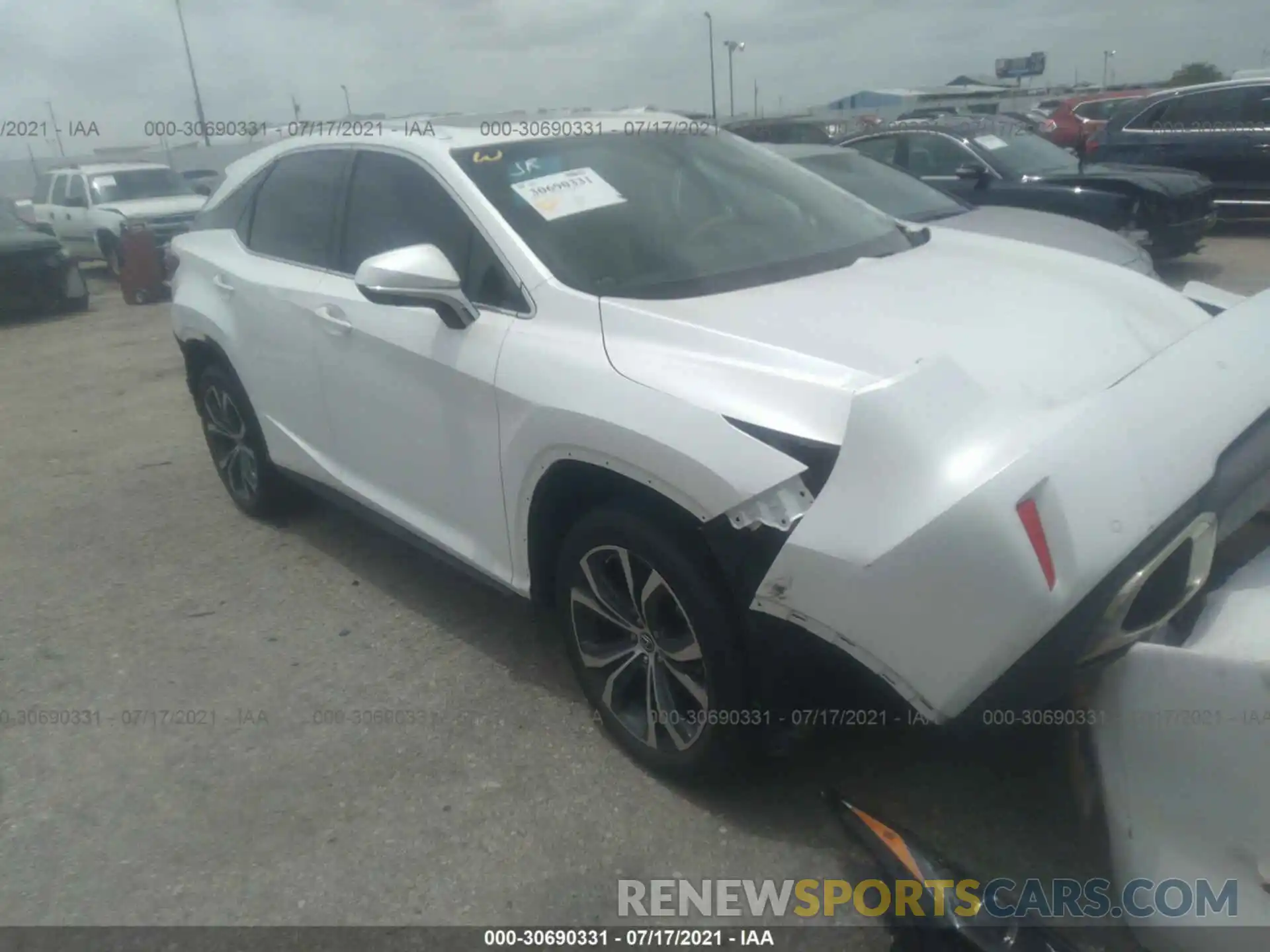 1 Photograph of a damaged car 2T2BZMCA3KC206427 LEXUS RX 2019