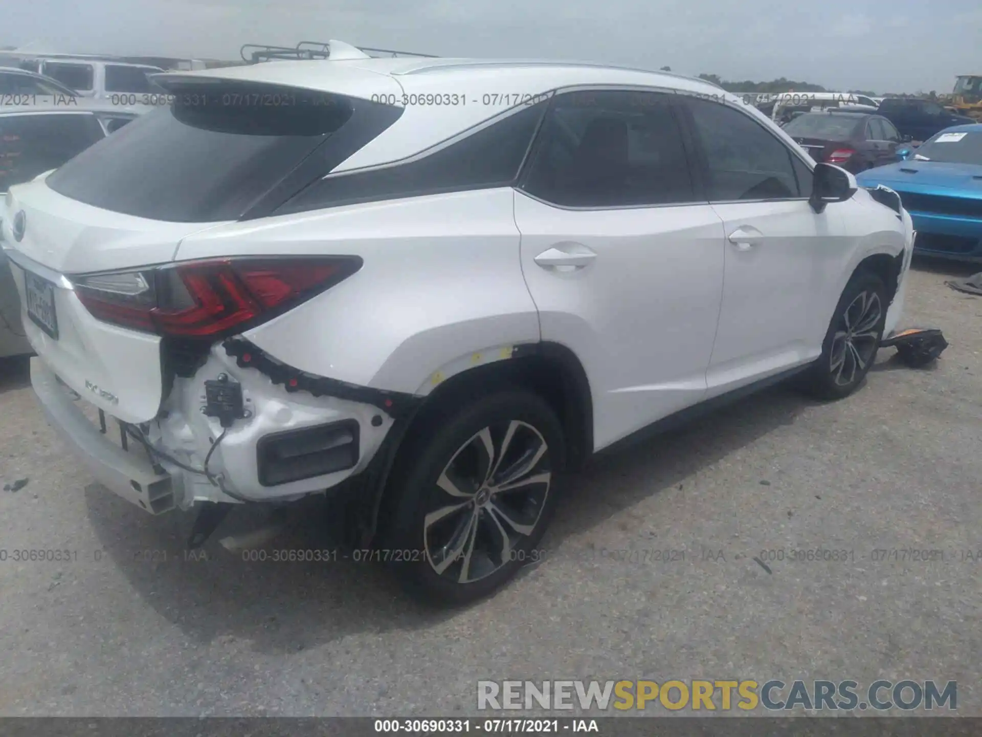 4 Photograph of a damaged car 2T2BZMCA3KC206427 LEXUS RX 2019