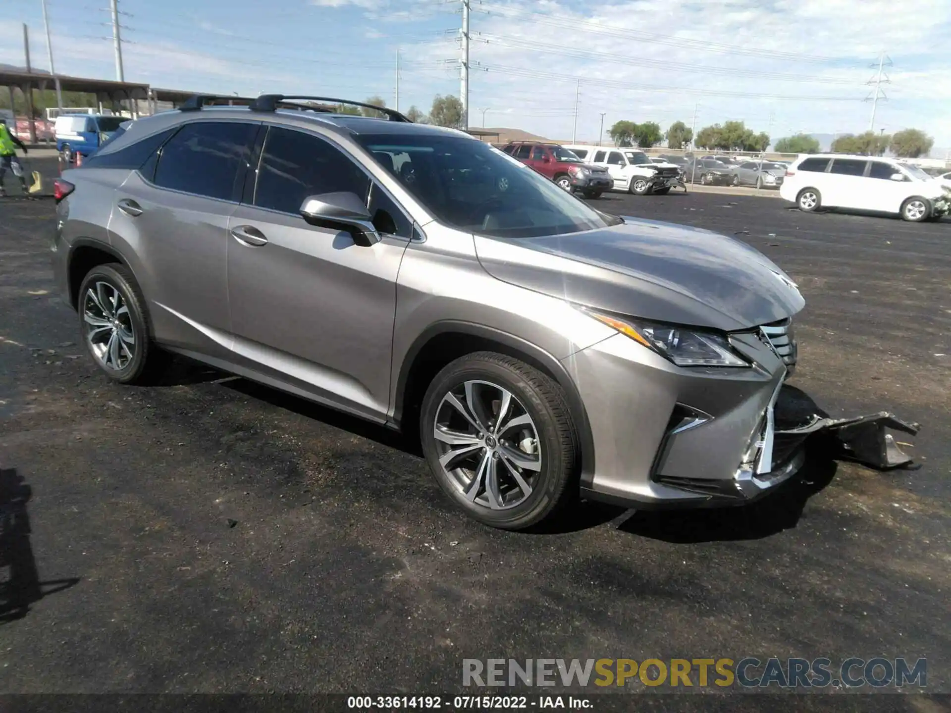 1 Photograph of a damaged car 2T2BZMCA3KC210154 LEXUS RX 2019