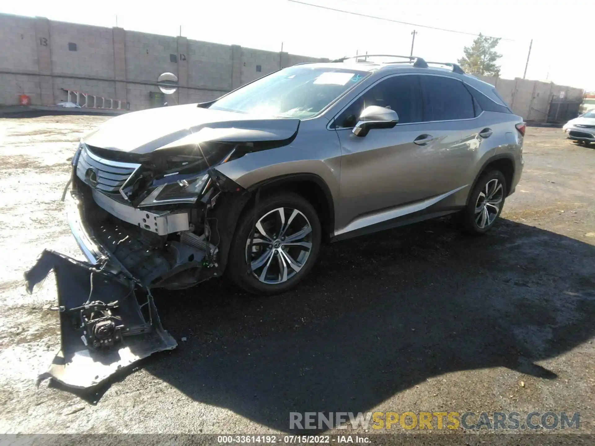 2 Photograph of a damaged car 2T2BZMCA3KC210154 LEXUS RX 2019