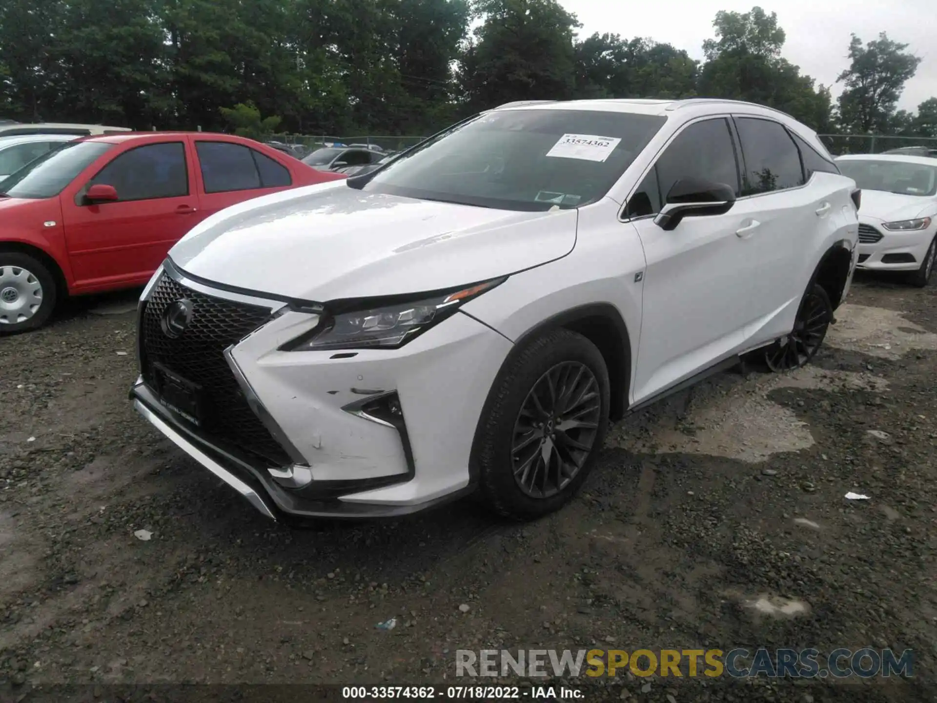 2 Photograph of a damaged car 2T2BZMCA3KC211062 LEXUS RX 2019