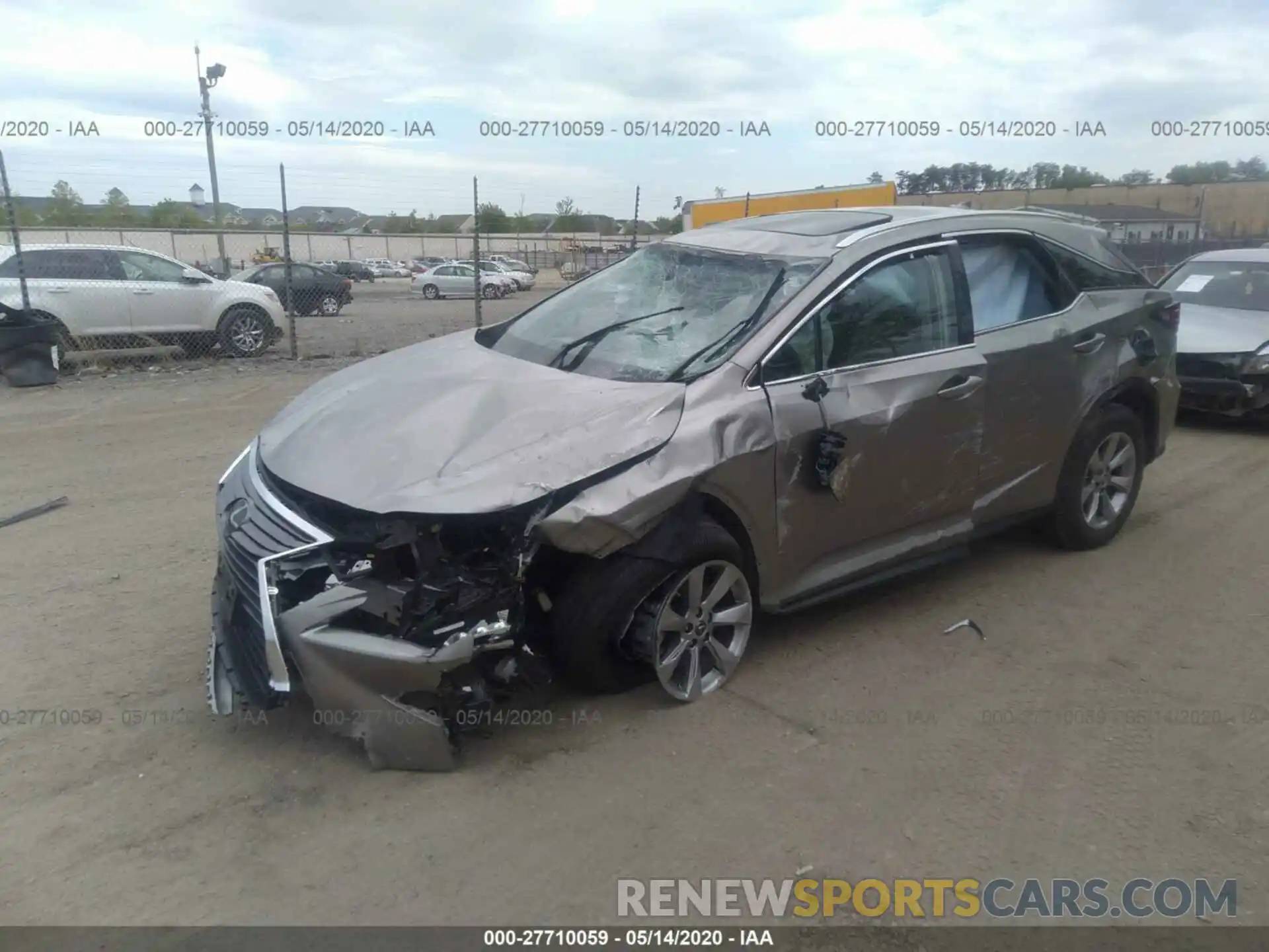 2 Photograph of a damaged car 2T2BZMCA3KC211756 LEXUS RX 2019