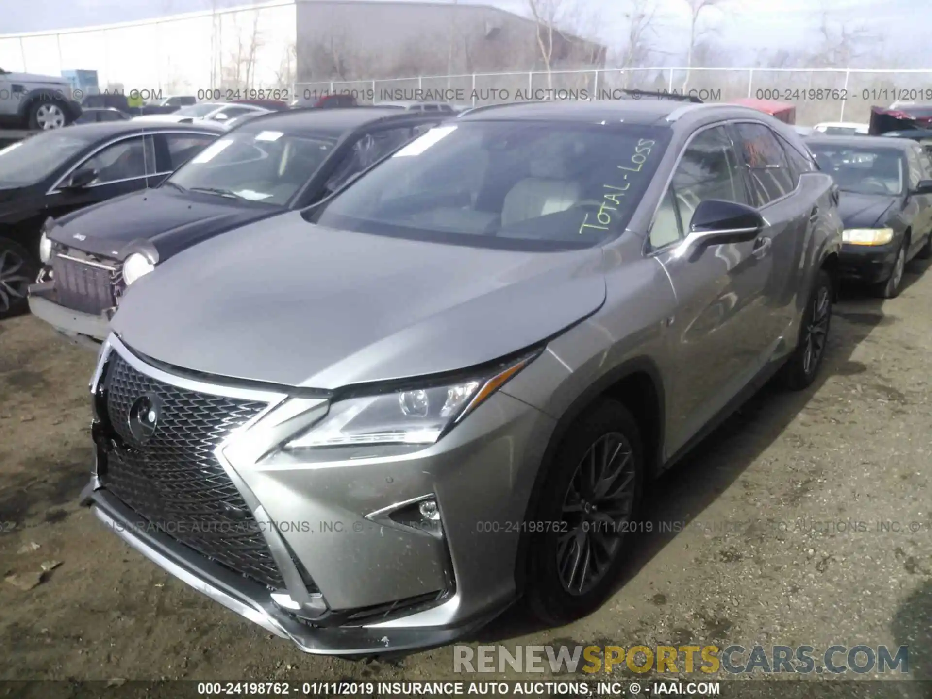 2 Photograph of a damaged car 2T2BZMCA4KC171526 LEXUS RX 2019