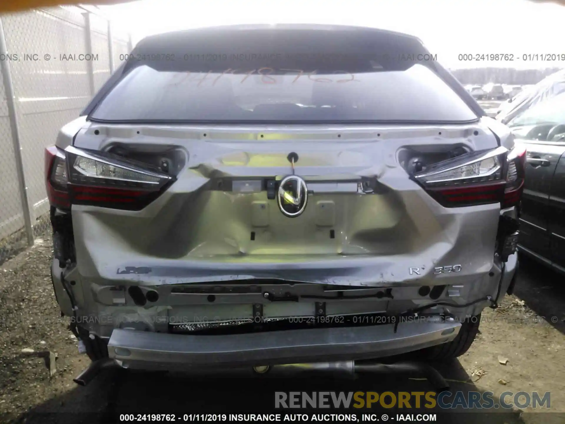 6 Photograph of a damaged car 2T2BZMCA4KC171526 LEXUS RX 2019