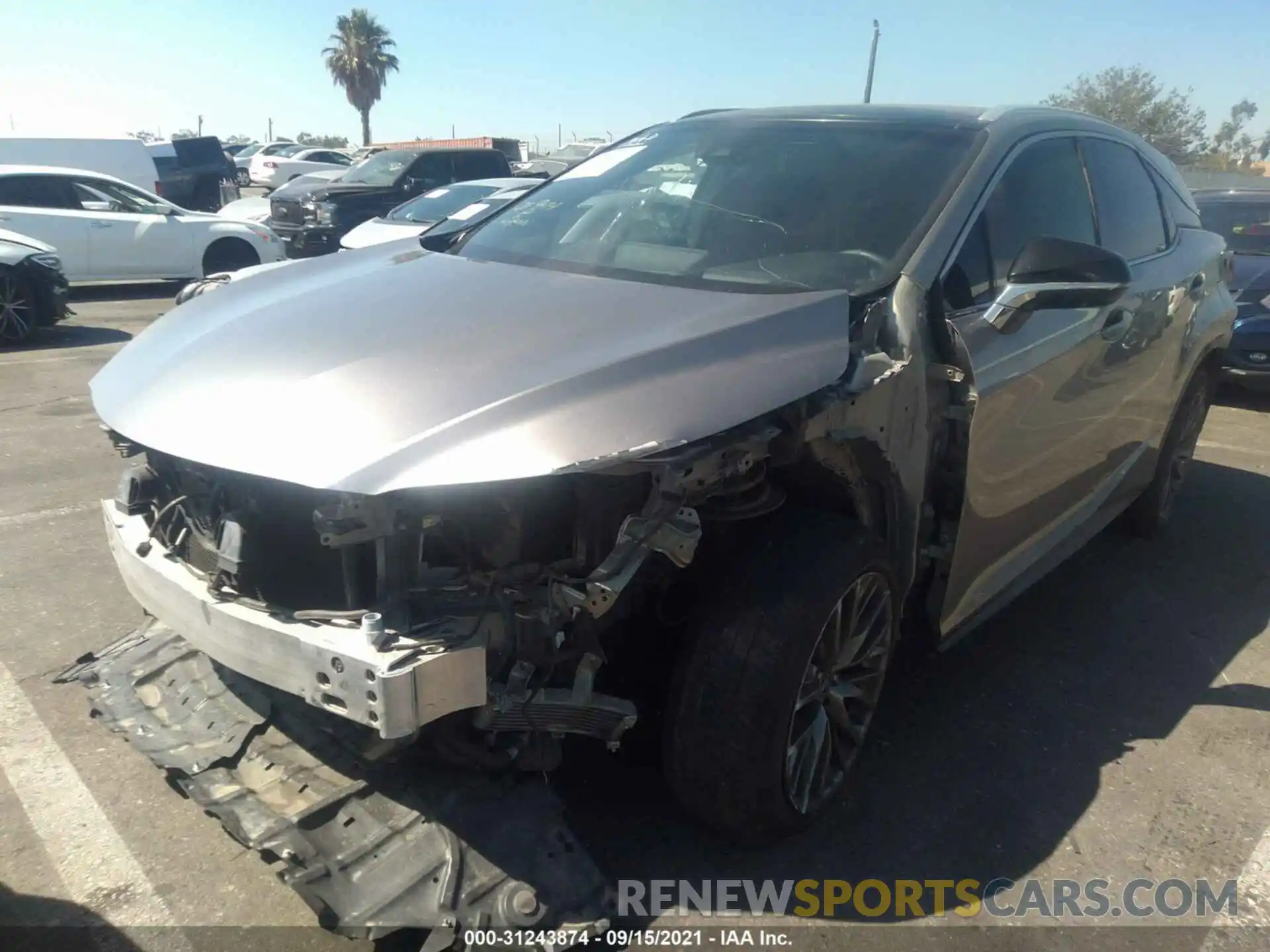 2 Photograph of a damaged car 2T2BZMCA4KC174197 LEXUS RX 2019