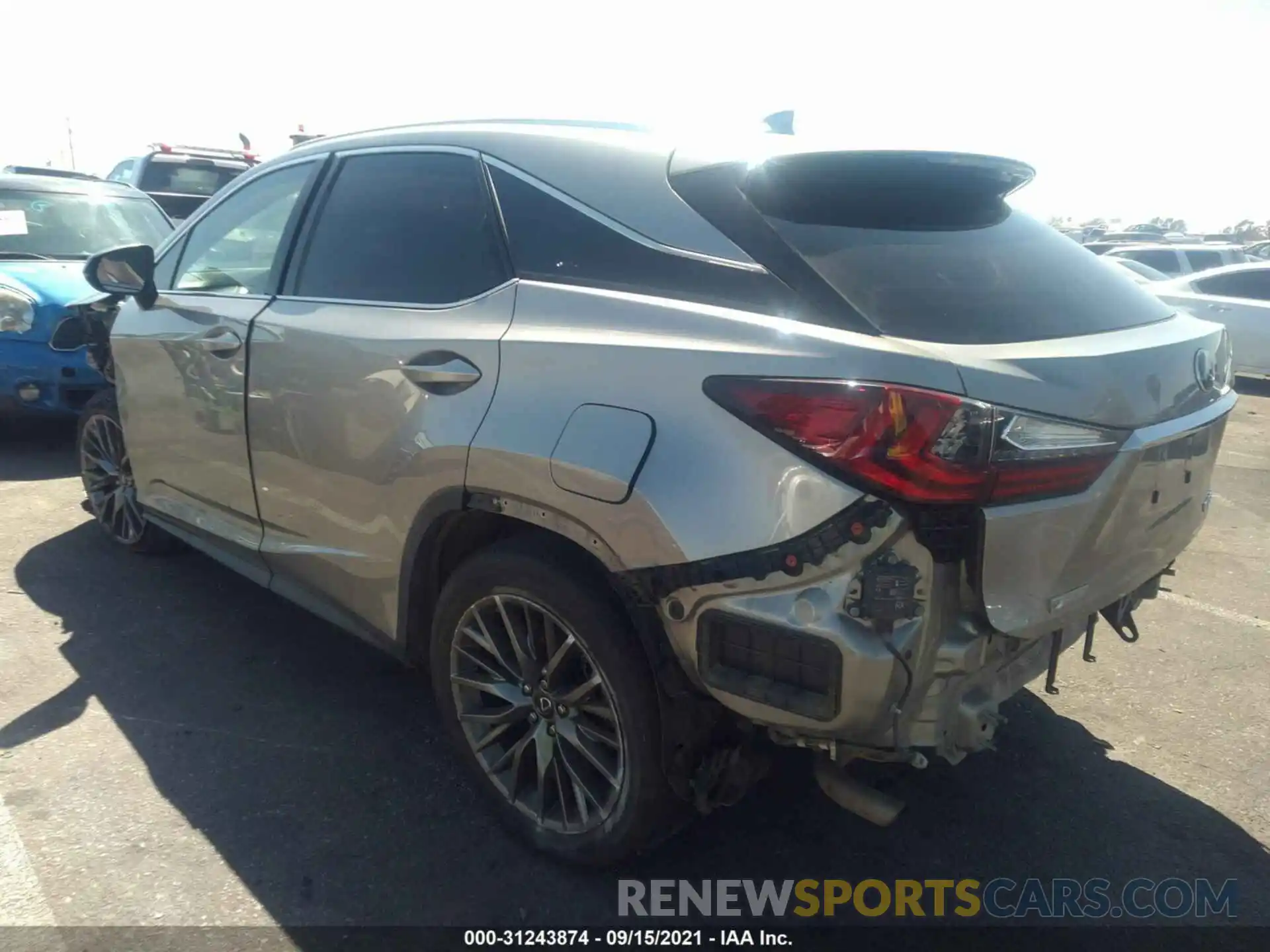 3 Photograph of a damaged car 2T2BZMCA4KC174197 LEXUS RX 2019