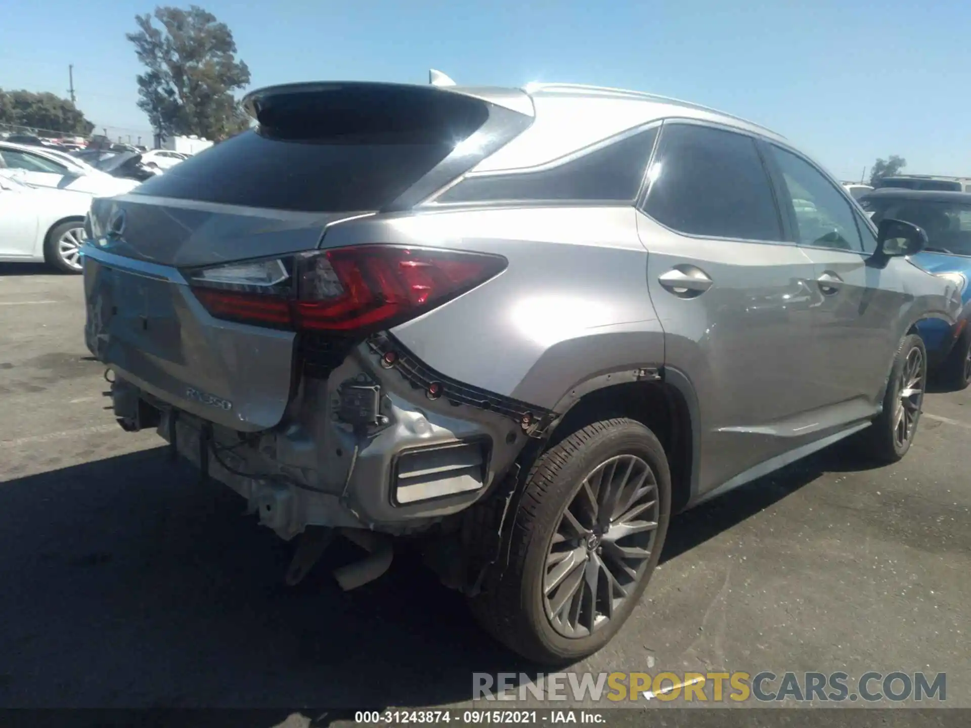 4 Photograph of a damaged car 2T2BZMCA4KC174197 LEXUS RX 2019