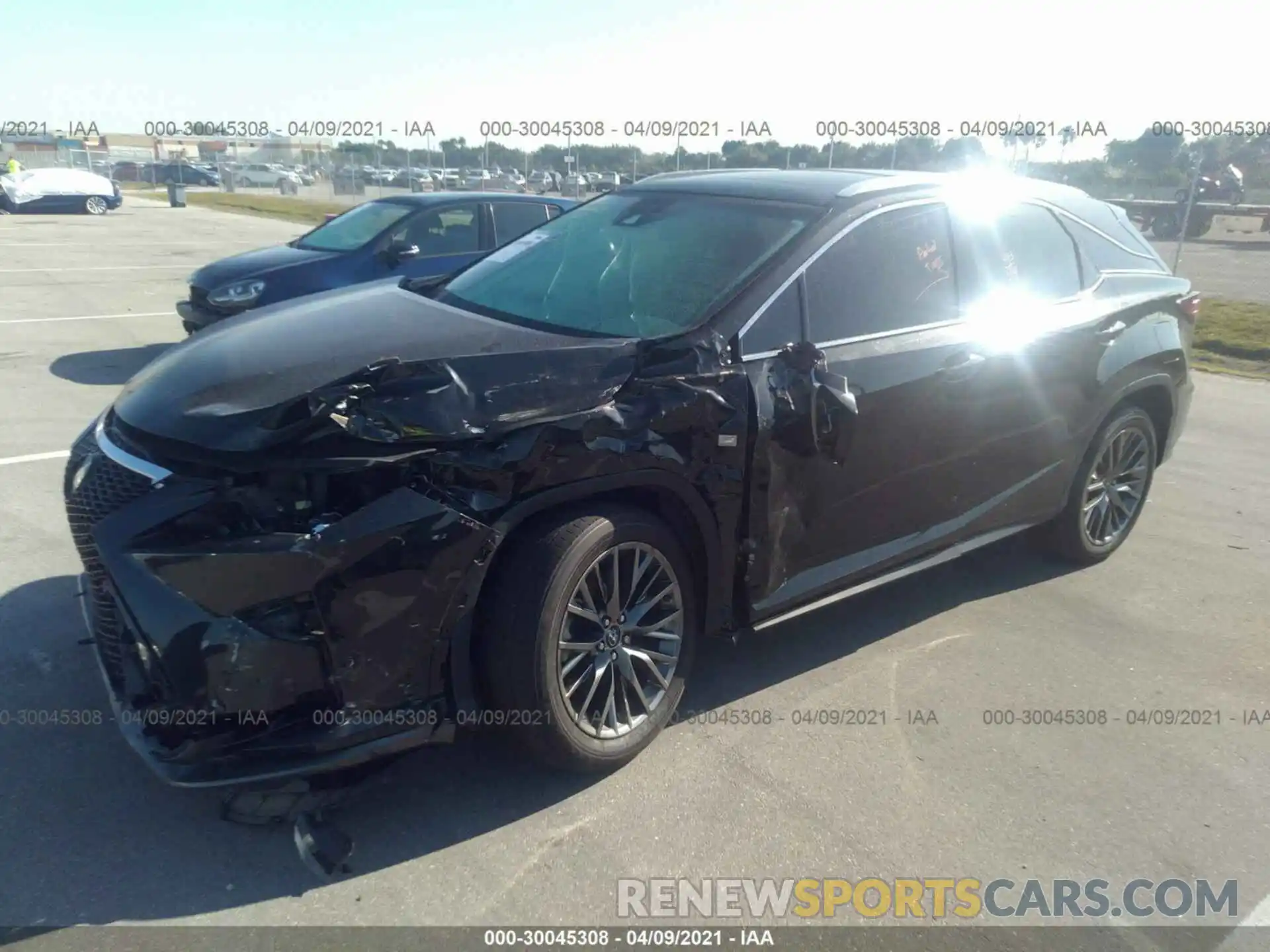 2 Photograph of a damaged car 2T2BZMCA4KC176631 LEXUS RX 2019