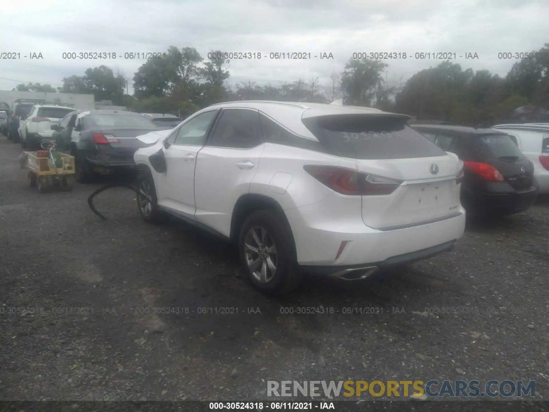 3 Photograph of a damaged car 2T2BZMCA4KC177794 LEXUS RX 2019