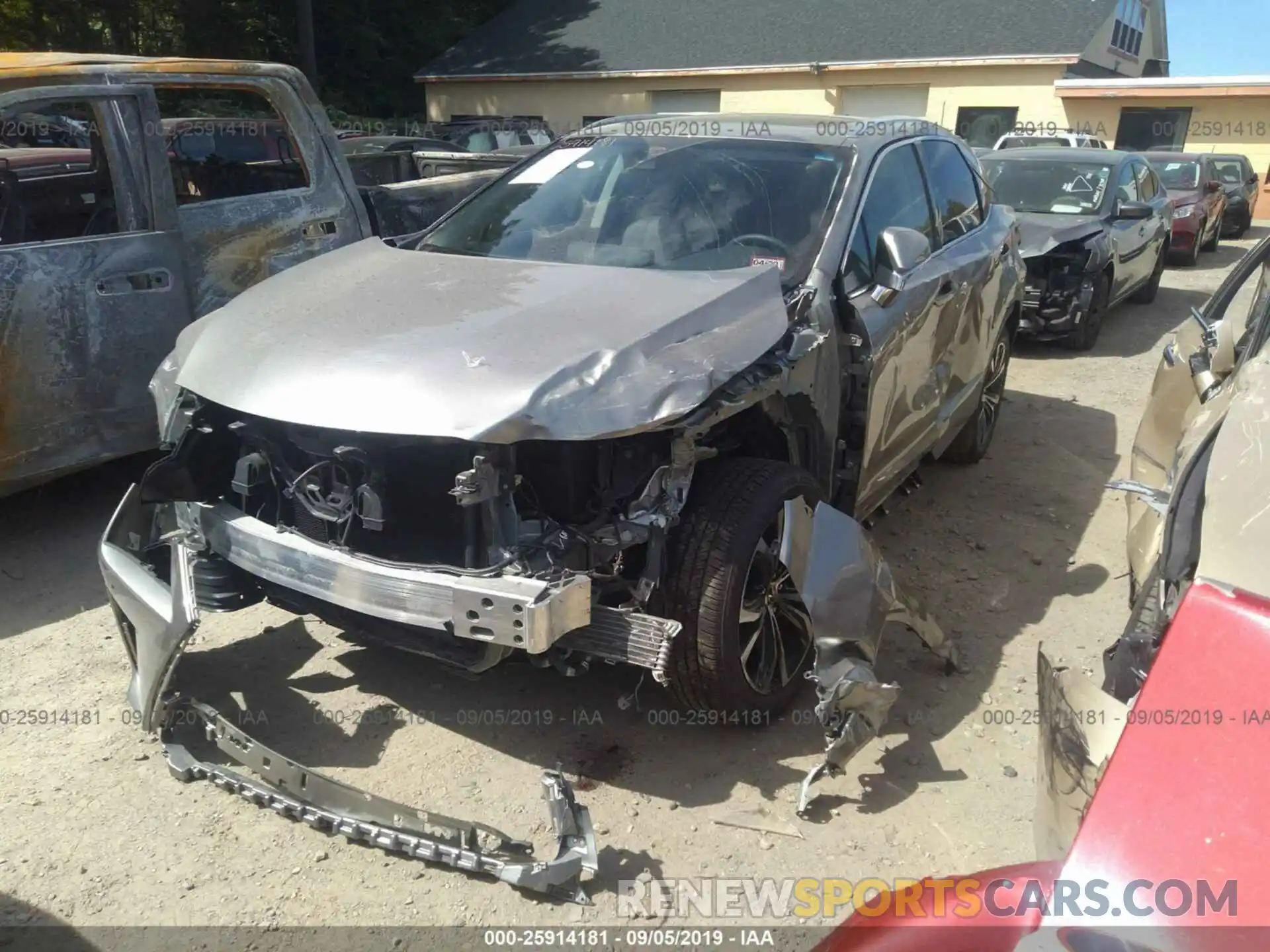 2 Photograph of a damaged car 2T2BZMCA4KC183000 LEXUS RX 2019