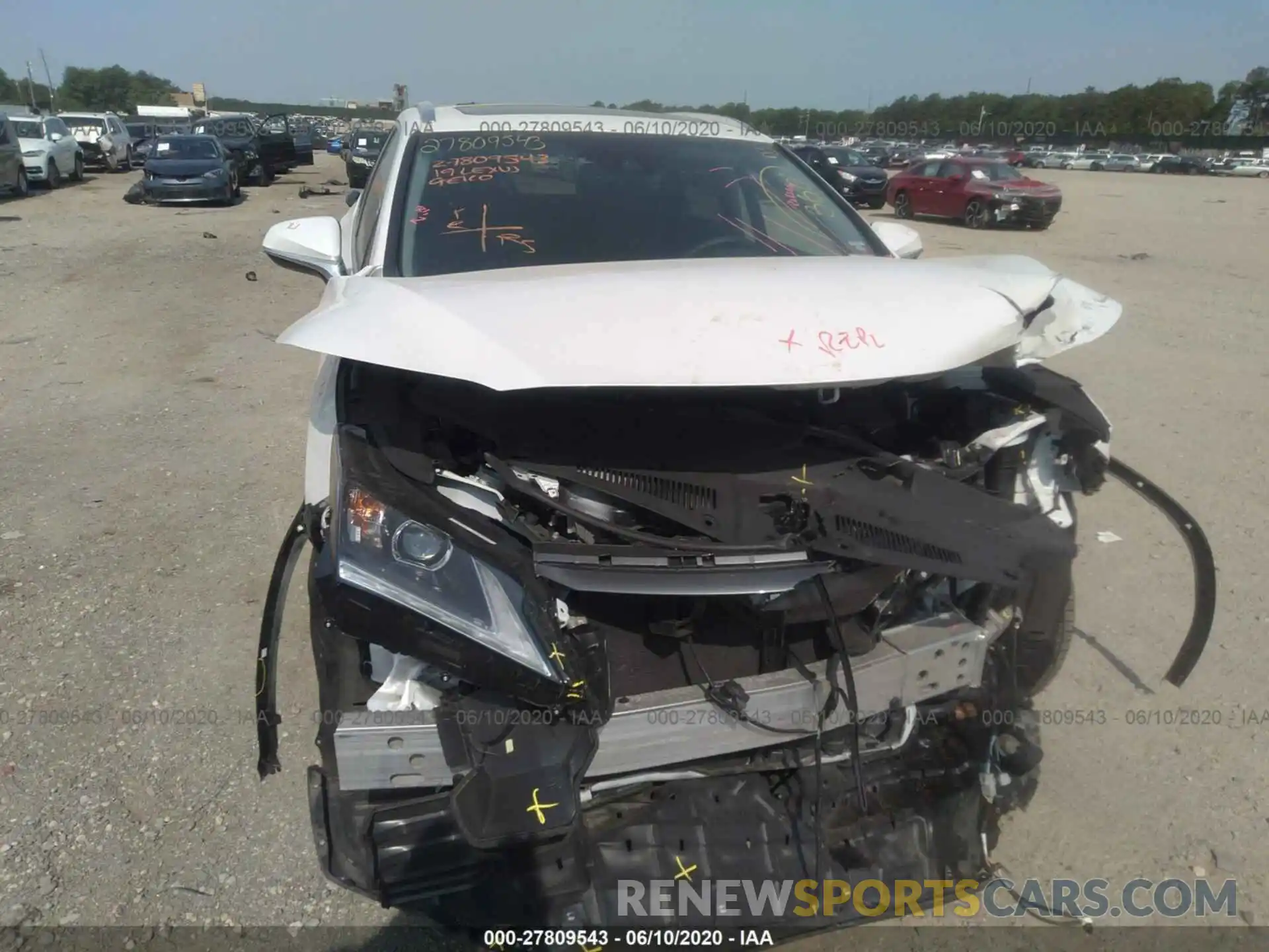 6 Photograph of a damaged car 2T2BZMCA4KC198306 LEXUS RX 2019