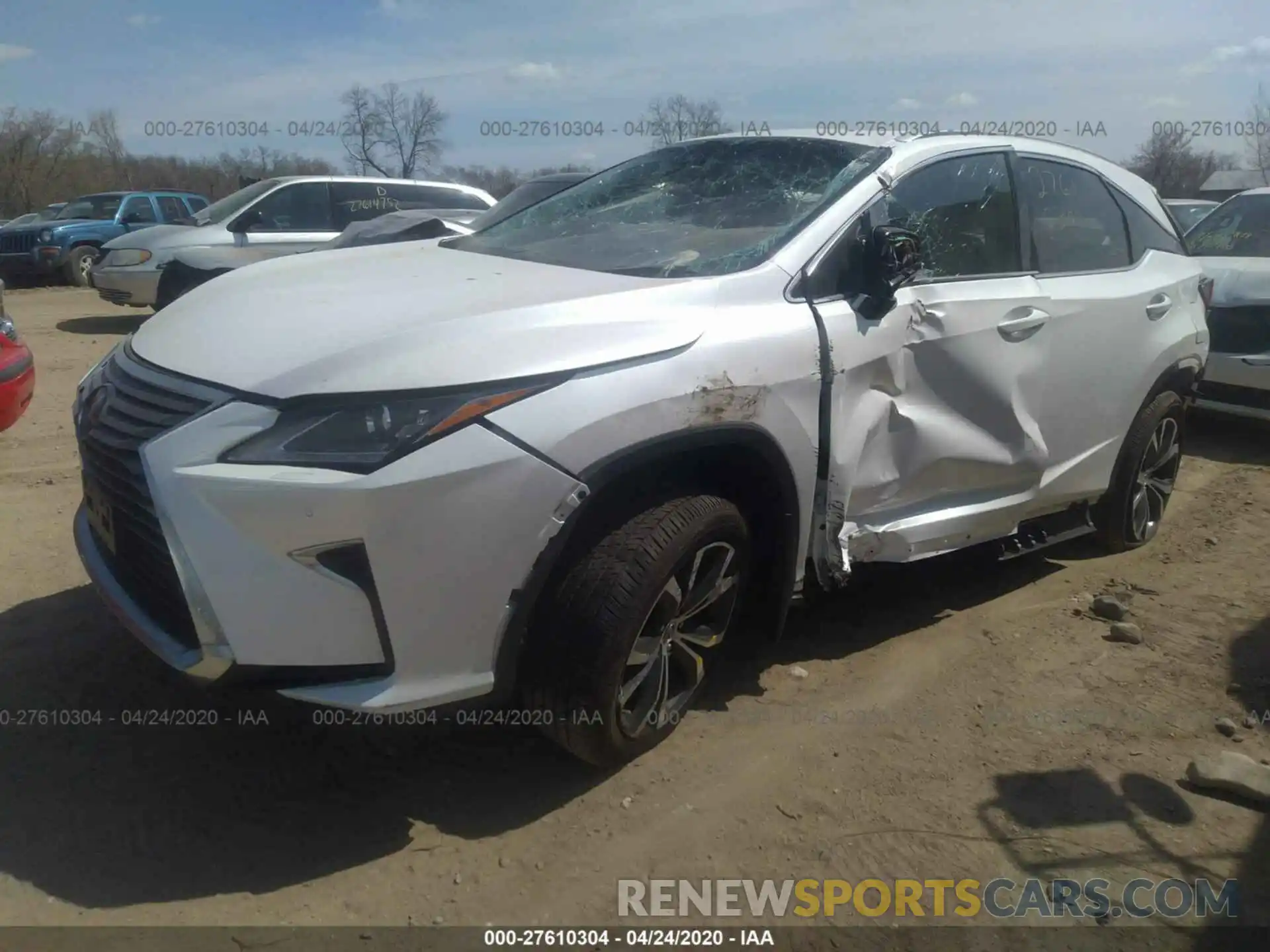 2 Photograph of a damaged car 2T2BZMCA4KC206159 LEXUS RX 2019