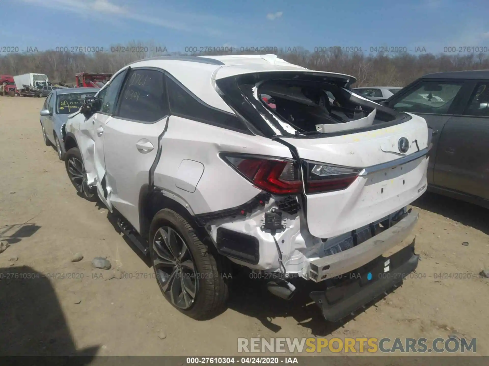 3 Фотография поврежденного автомобиля 2T2BZMCA4KC206159 LEXUS RX 2019