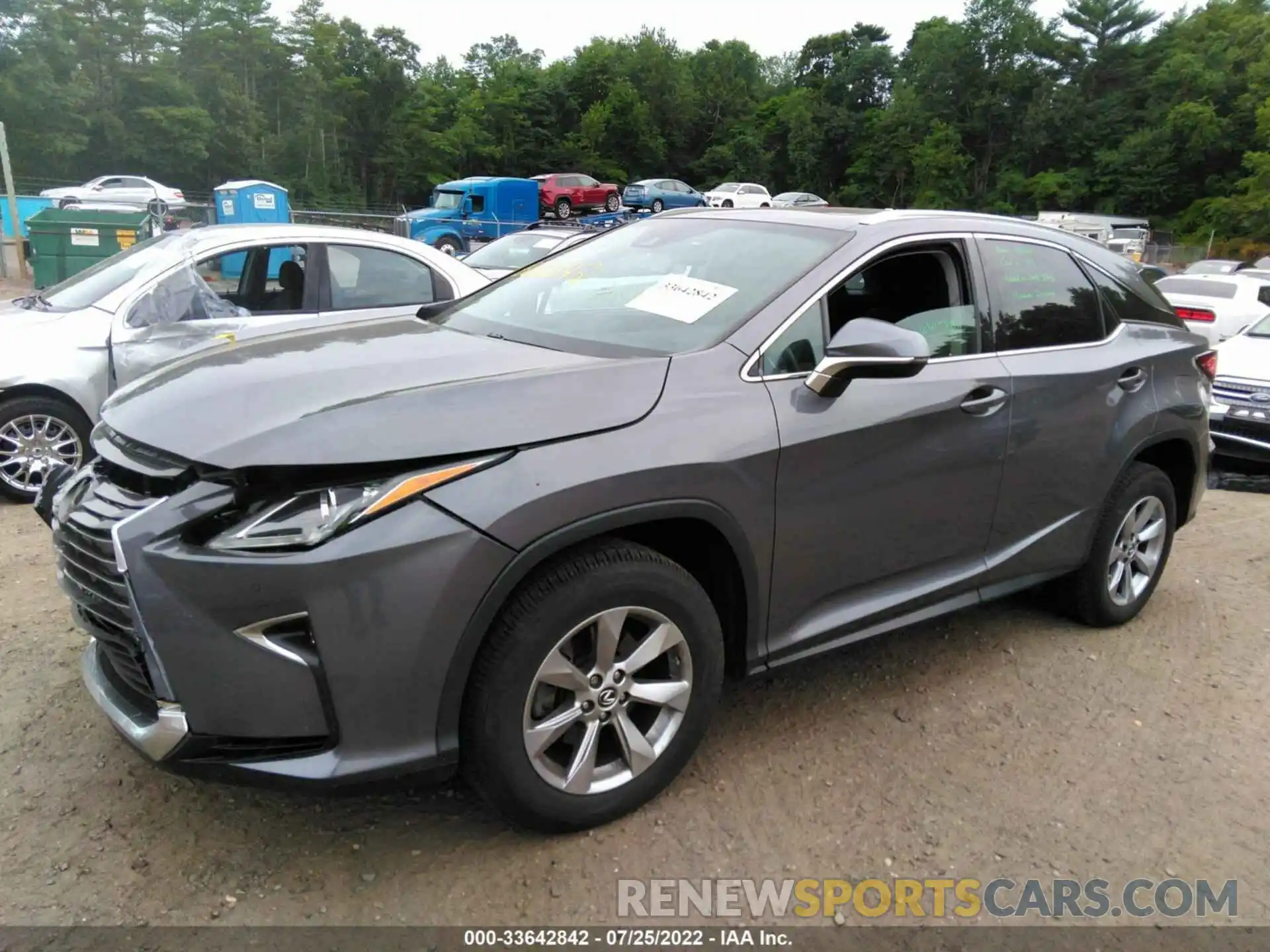 2 Photograph of a damaged car 2T2BZMCA4KC207909 LEXUS RX 2019