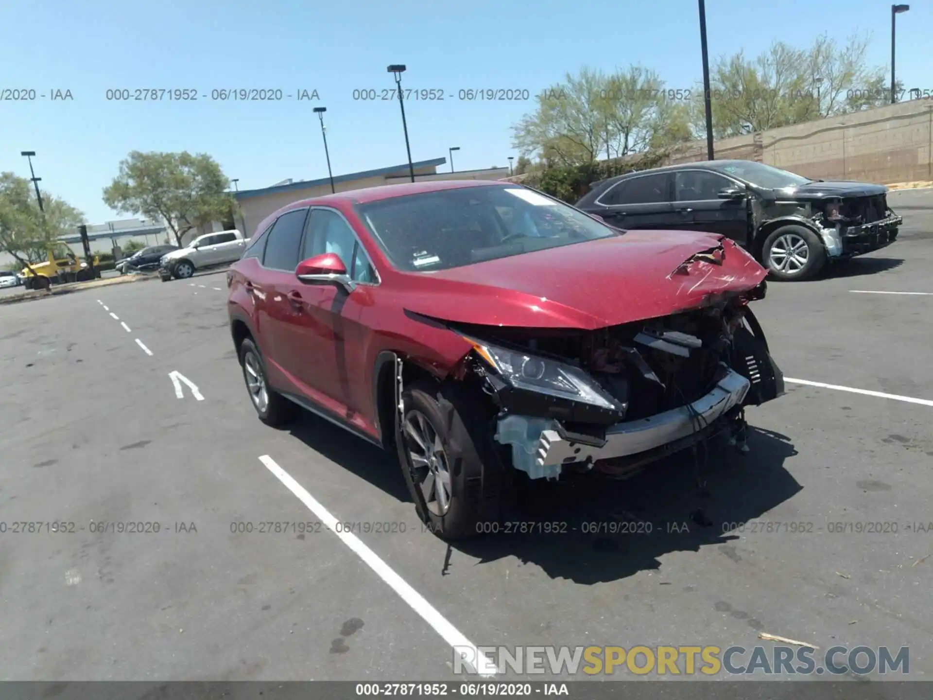 1 Photograph of a damaged car 2T2BZMCA5KC171731 LEXUS RX 2019