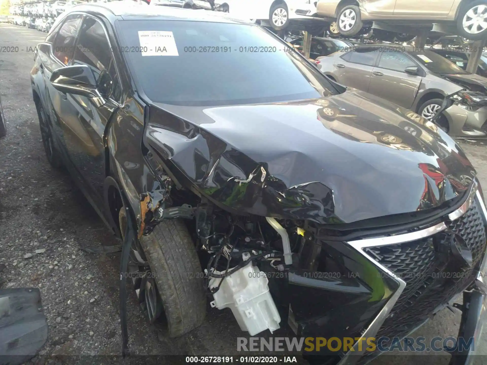 1 Photograph of a damaged car 2T2BZMCA5KC182230 LEXUS RX 2019