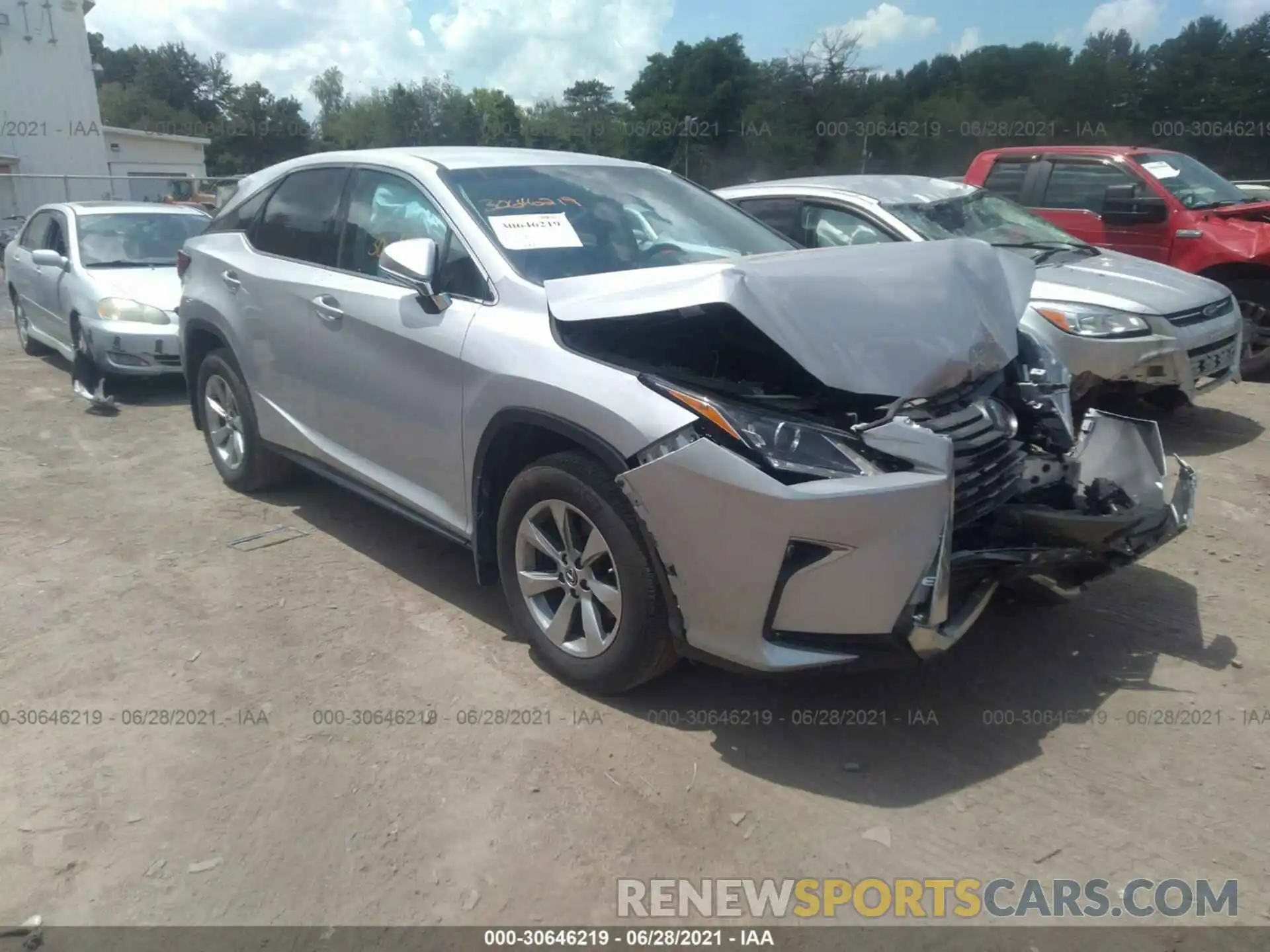 1 Photograph of a damaged car 2T2BZMCA5KC194054 LEXUS RX 2019