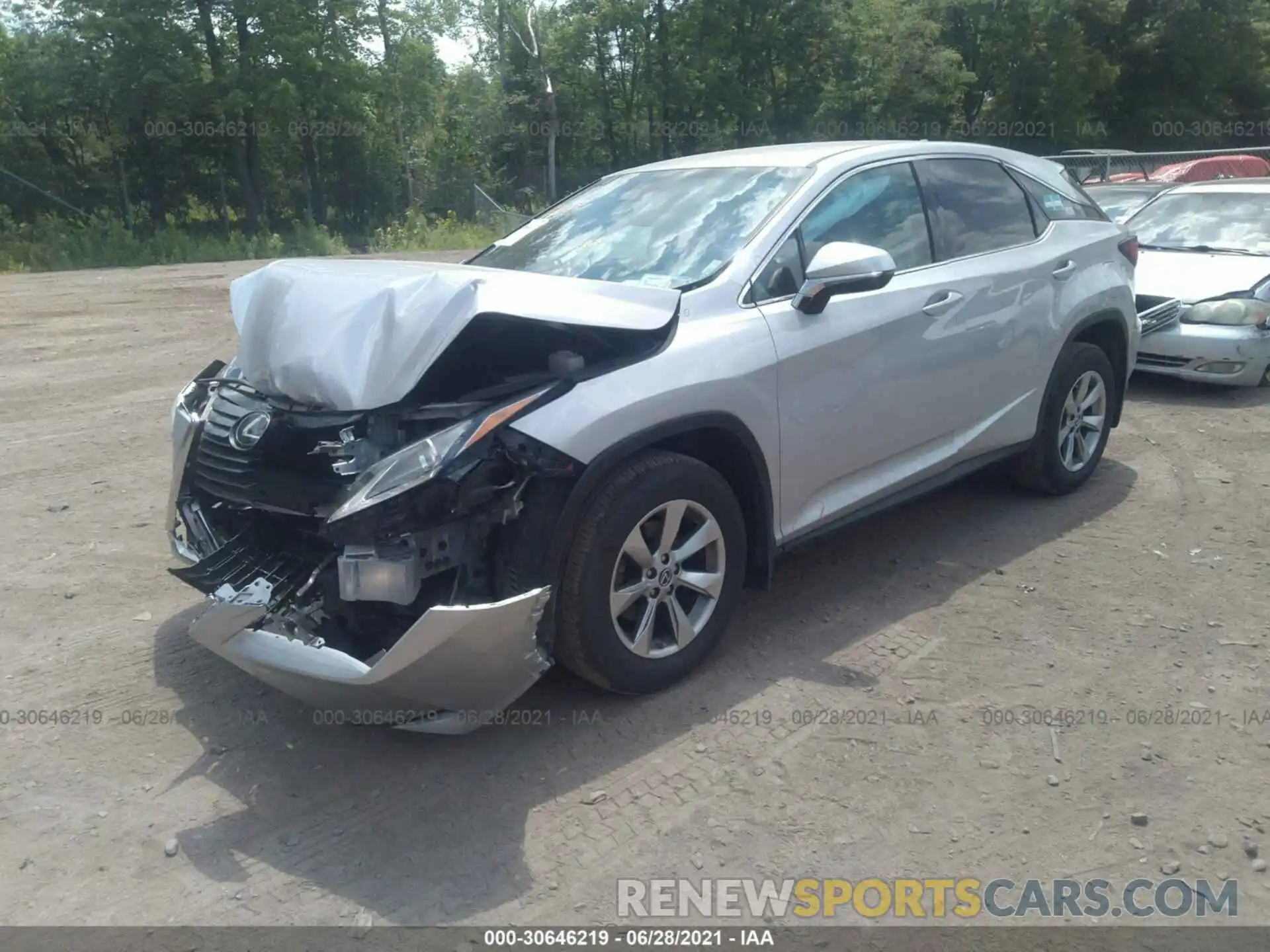 2 Photograph of a damaged car 2T2BZMCA5KC194054 LEXUS RX 2019