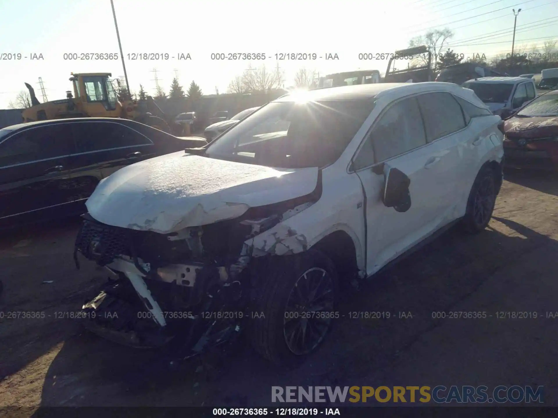 2 Фотография поврежденного автомобиля 2T2BZMCA5KC196029 LEXUS RX 2019