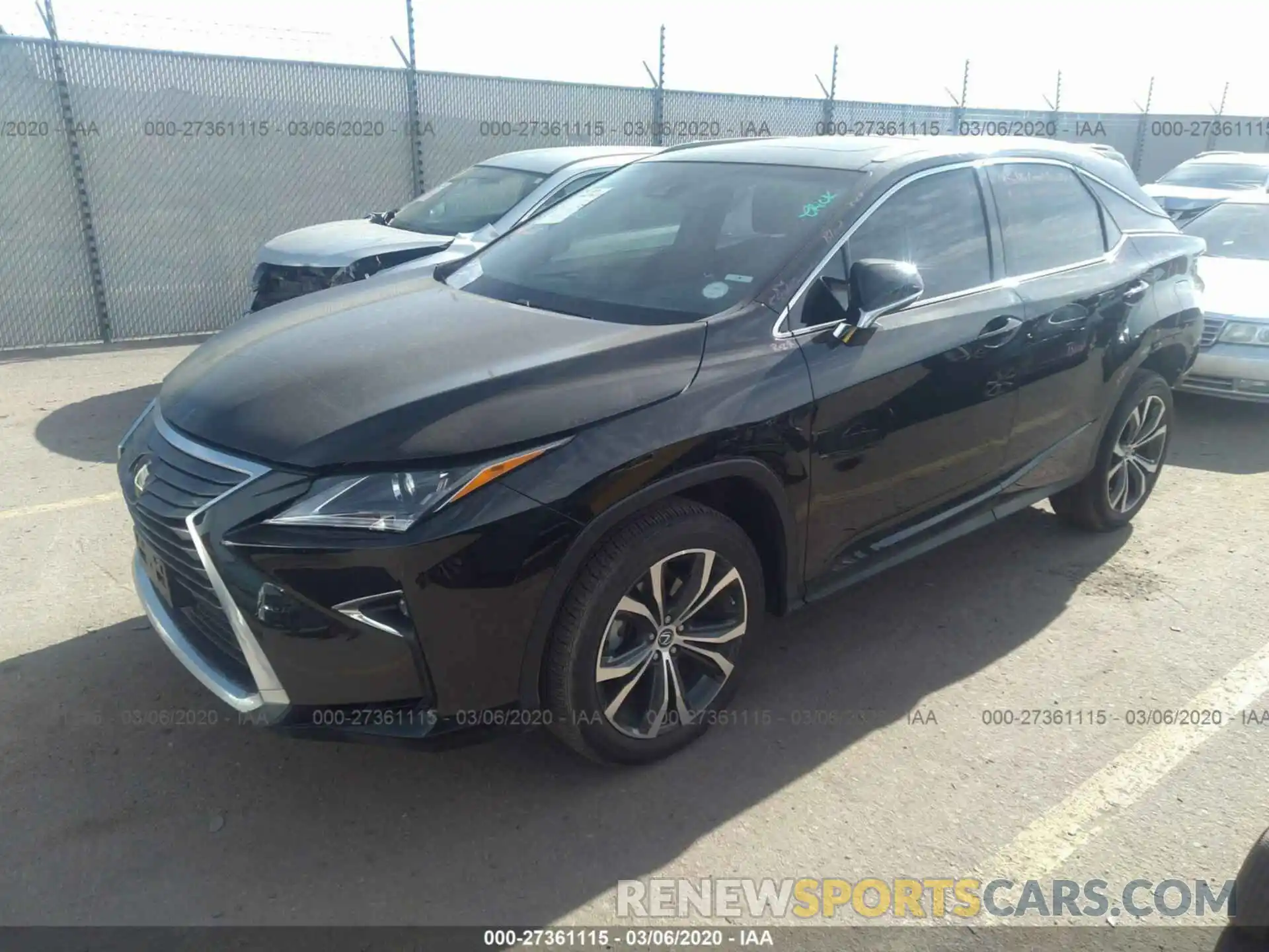 2 Photograph of a damaged car 2T2BZMCA5KC202332 LEXUS RX 2019