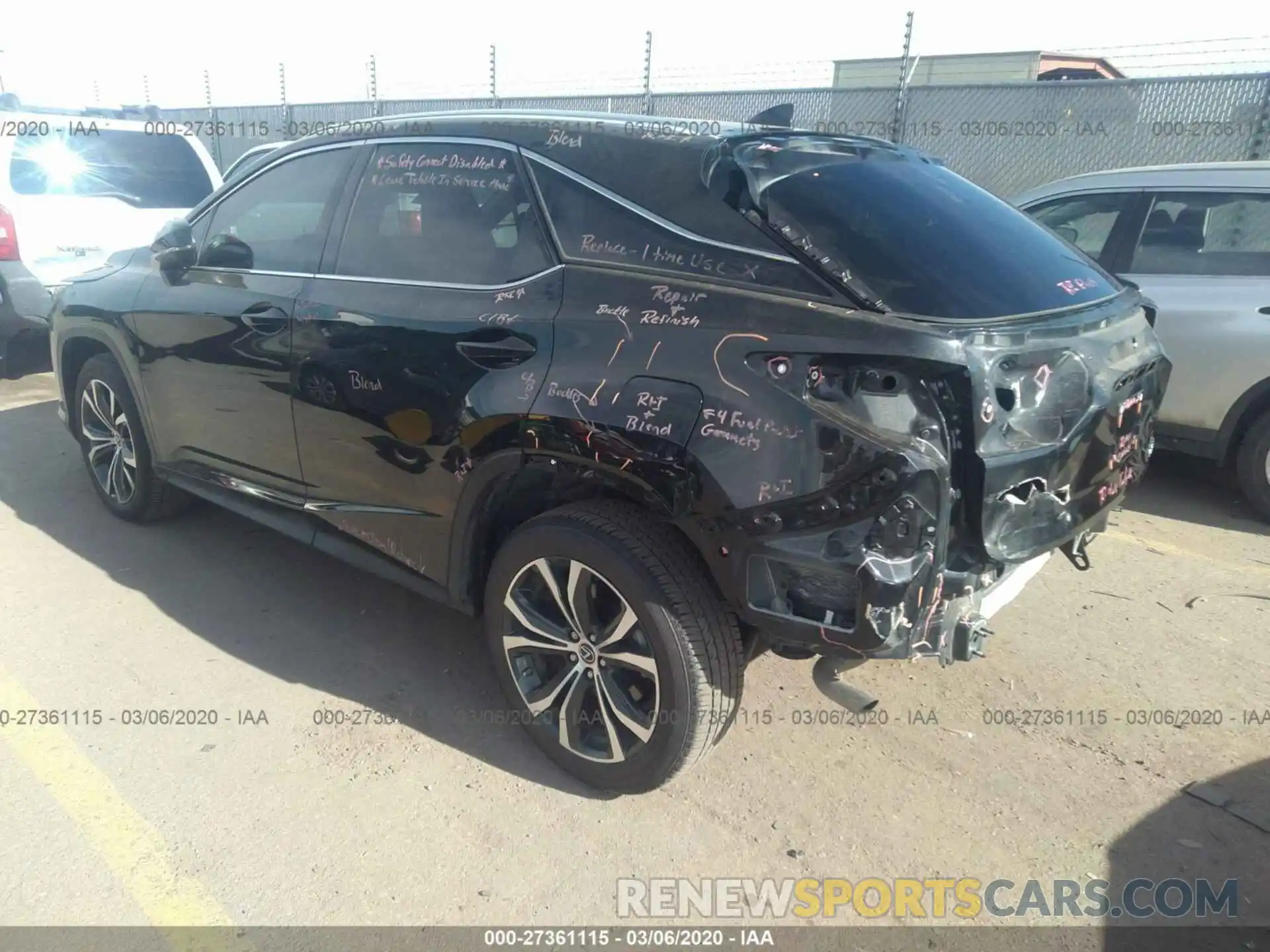 3 Photograph of a damaged car 2T2BZMCA5KC202332 LEXUS RX 2019