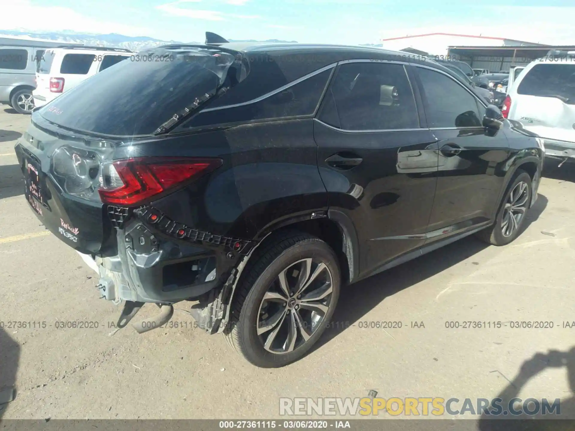 4 Фотография поврежденного автомобиля 2T2BZMCA5KC202332 LEXUS RX 2019