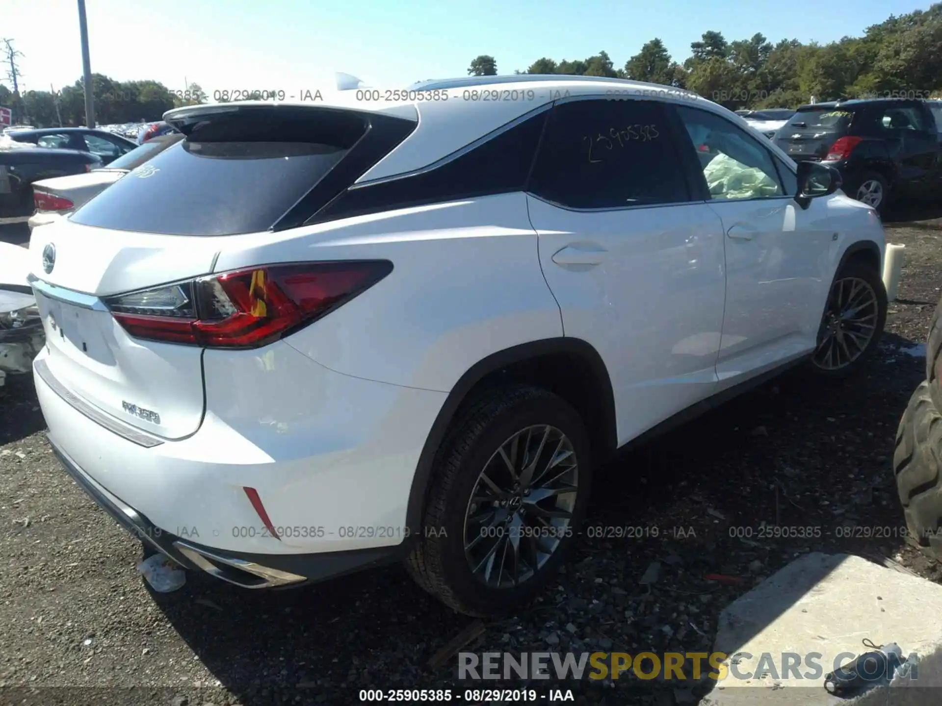 4 Photograph of a damaged car 2T2BZMCA6KC176212 LEXUS RX 2019