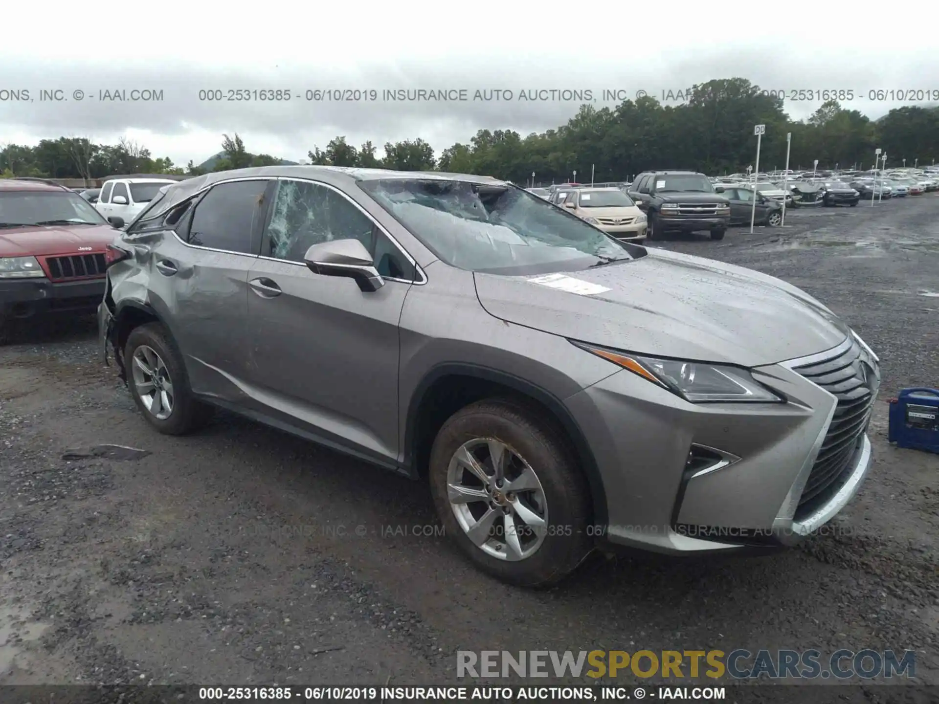 1 Photograph of a damaged car 2T2BZMCA6KC178350 LEXUS RX 2019