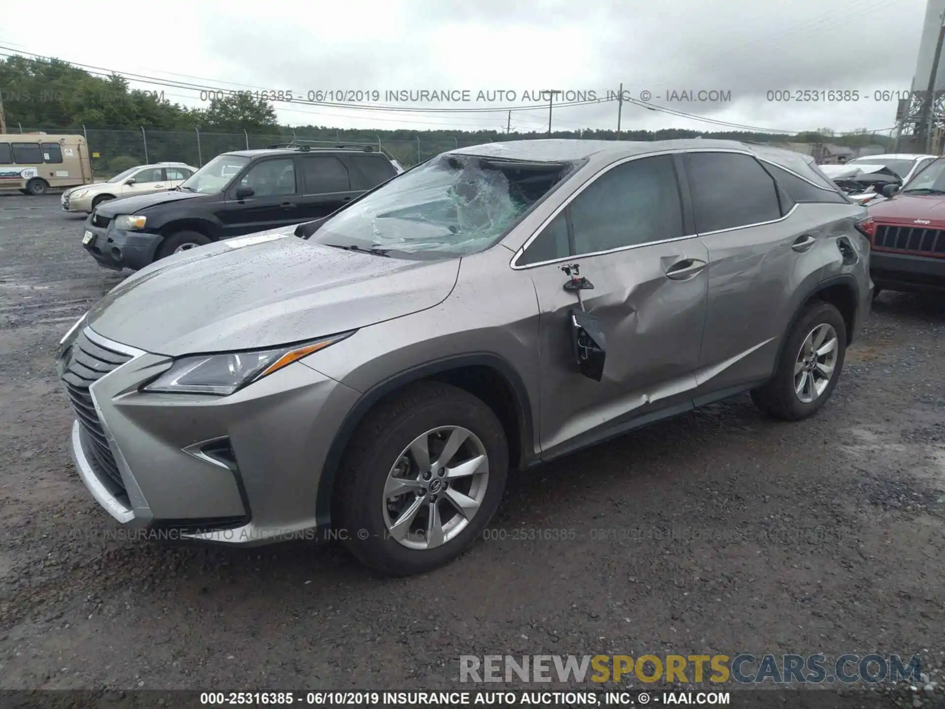 2 Photograph of a damaged car 2T2BZMCA6KC178350 LEXUS RX 2019