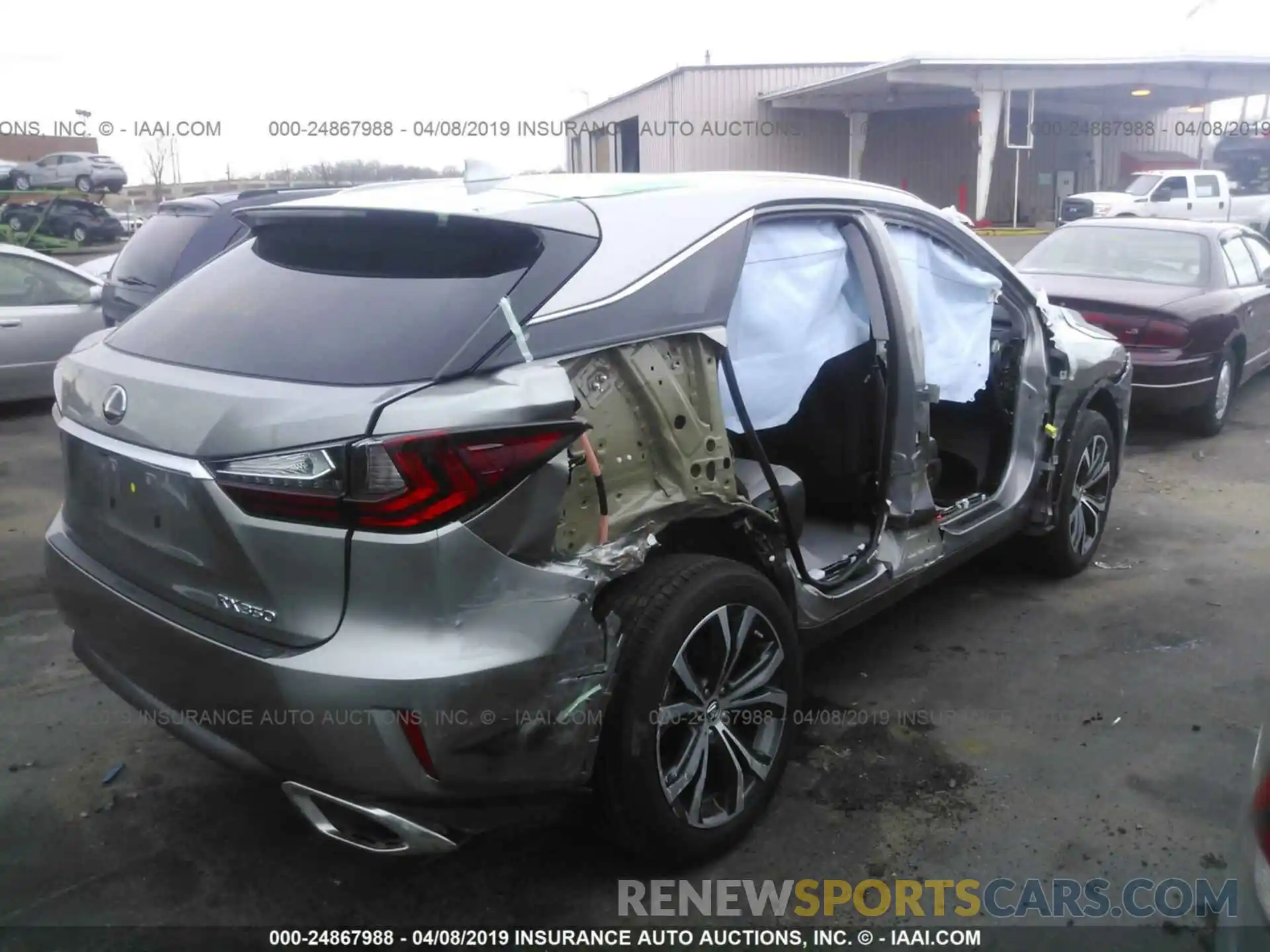 4 Photograph of a damaged car 2T2BZMCA6KC180860 LEXUS RX 2019