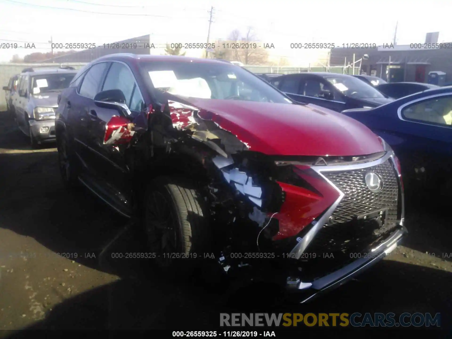 1 Photograph of a damaged car 2T2BZMCA6KC181121 LEXUS RX 2019