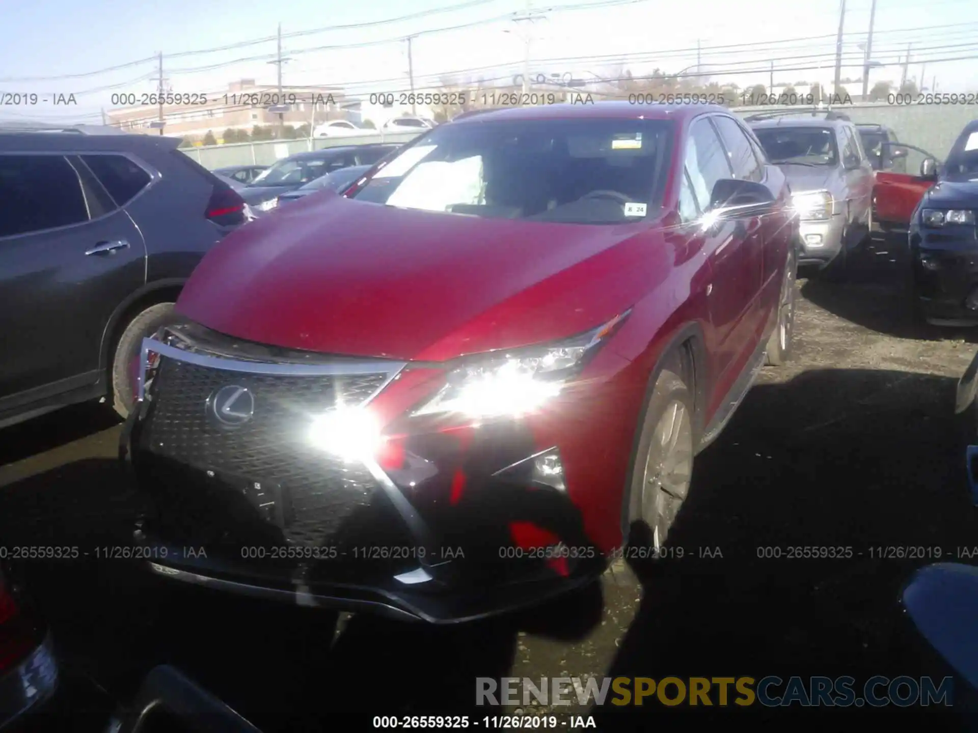 2 Photograph of a damaged car 2T2BZMCA6KC181121 LEXUS RX 2019