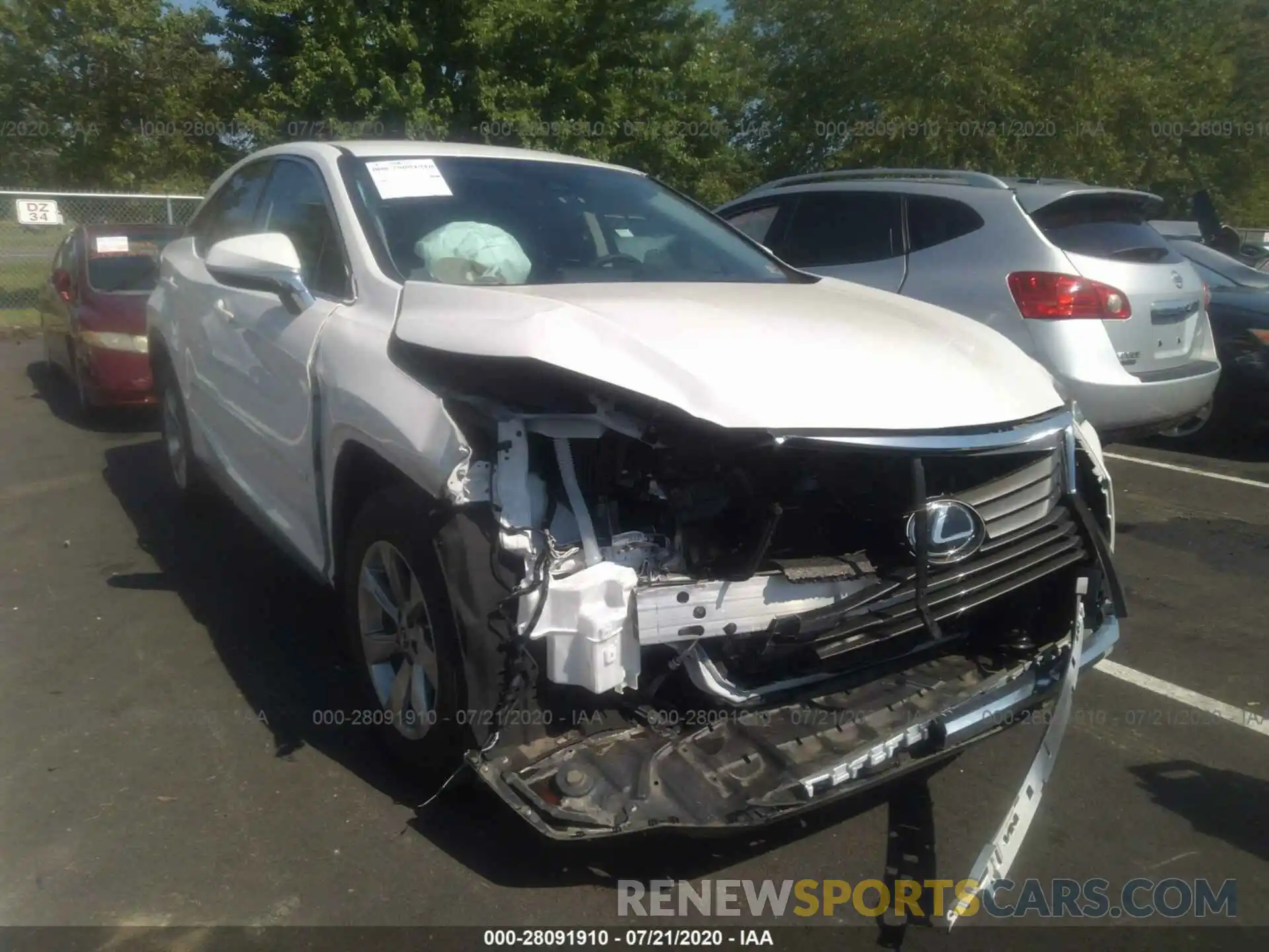 1 Photograph of a damaged car 2T2BZMCA6KC183628 LEXUS RX 2019