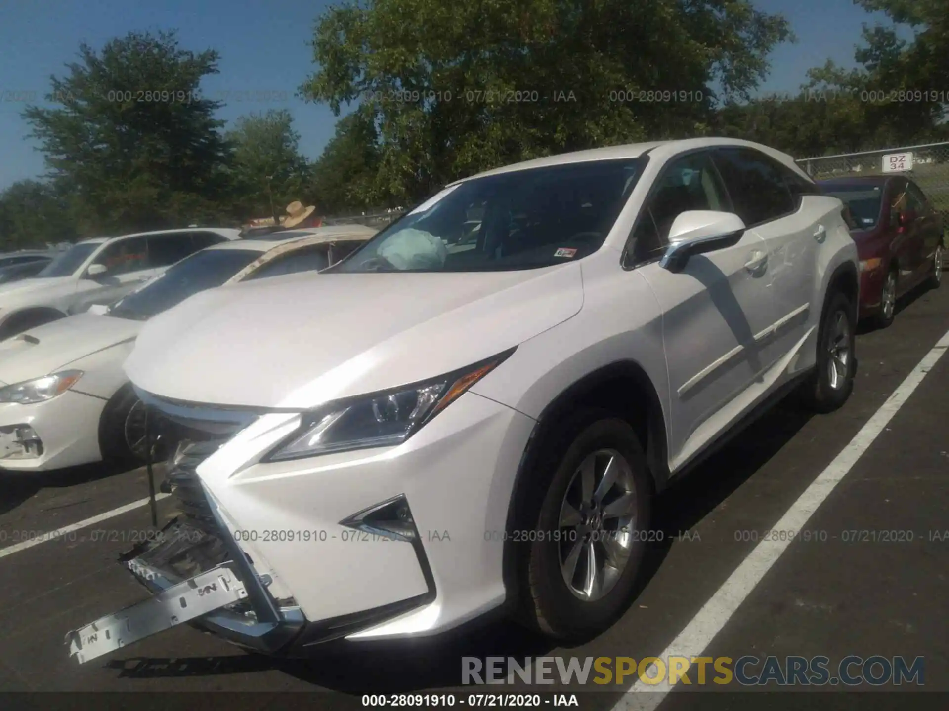 2 Photograph of a damaged car 2T2BZMCA6KC183628 LEXUS RX 2019