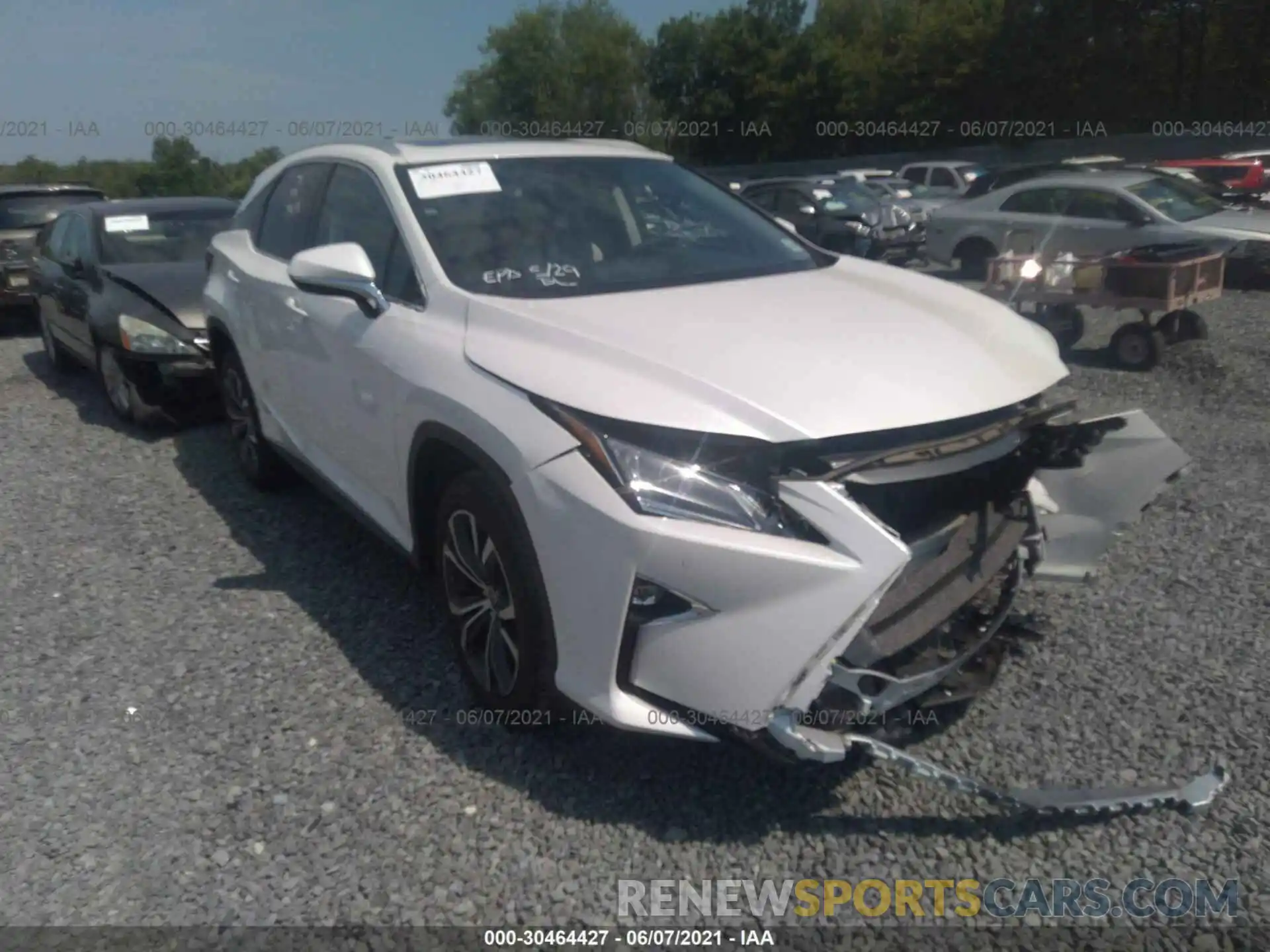 1 Photograph of a damaged car 2T2BZMCA6KC187520 LEXUS RX 2019