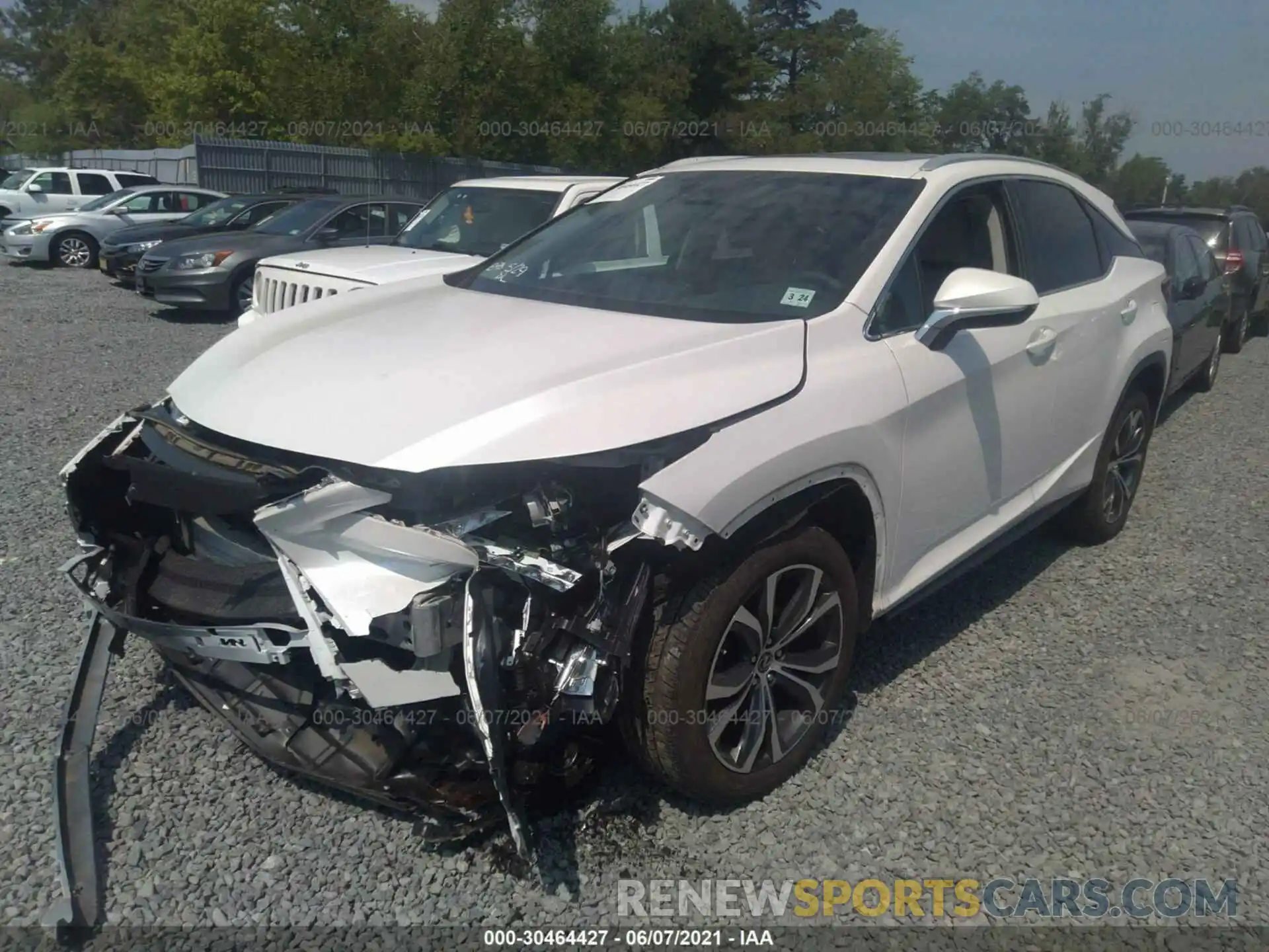 2 Photograph of a damaged car 2T2BZMCA6KC187520 LEXUS RX 2019