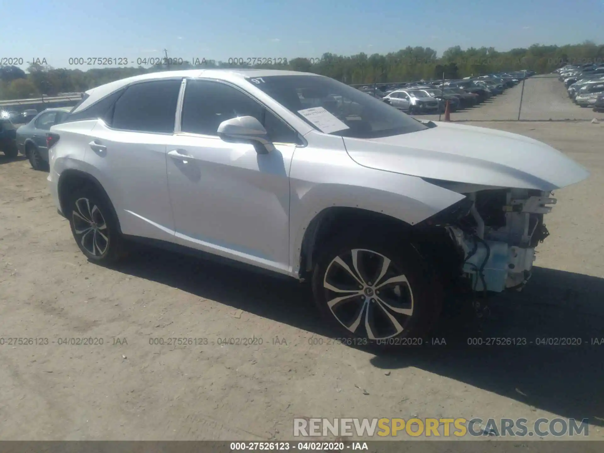 1 Photograph of a damaged car 2T2BZMCA6KC199120 LEXUS RX 2019