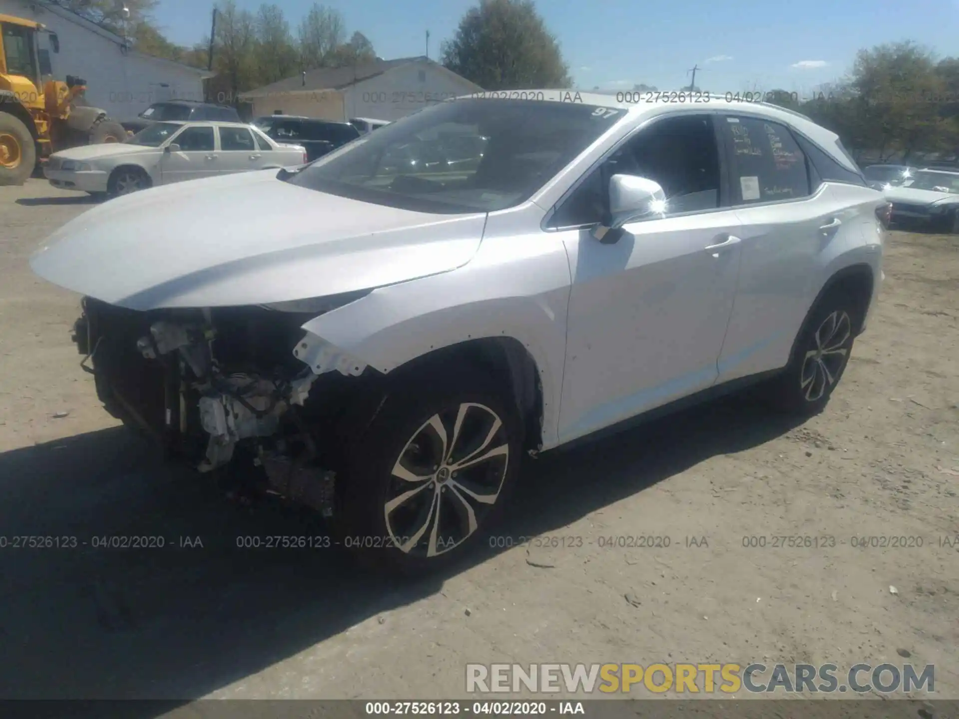 2 Photograph of a damaged car 2T2BZMCA6KC199120 LEXUS RX 2019