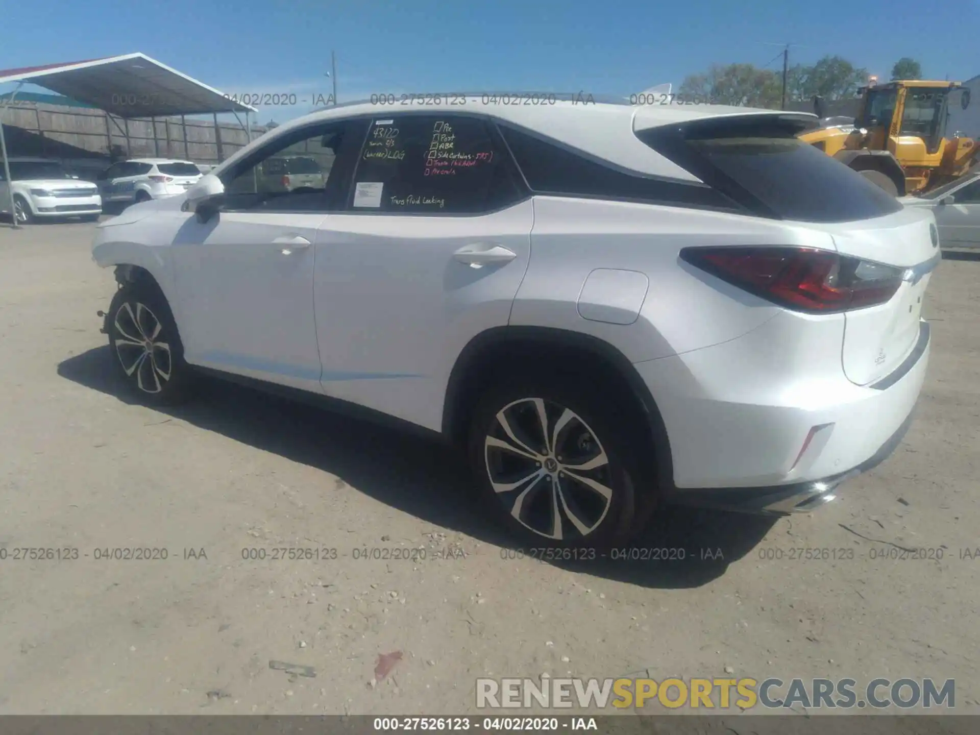 3 Photograph of a damaged car 2T2BZMCA6KC199120 LEXUS RX 2019