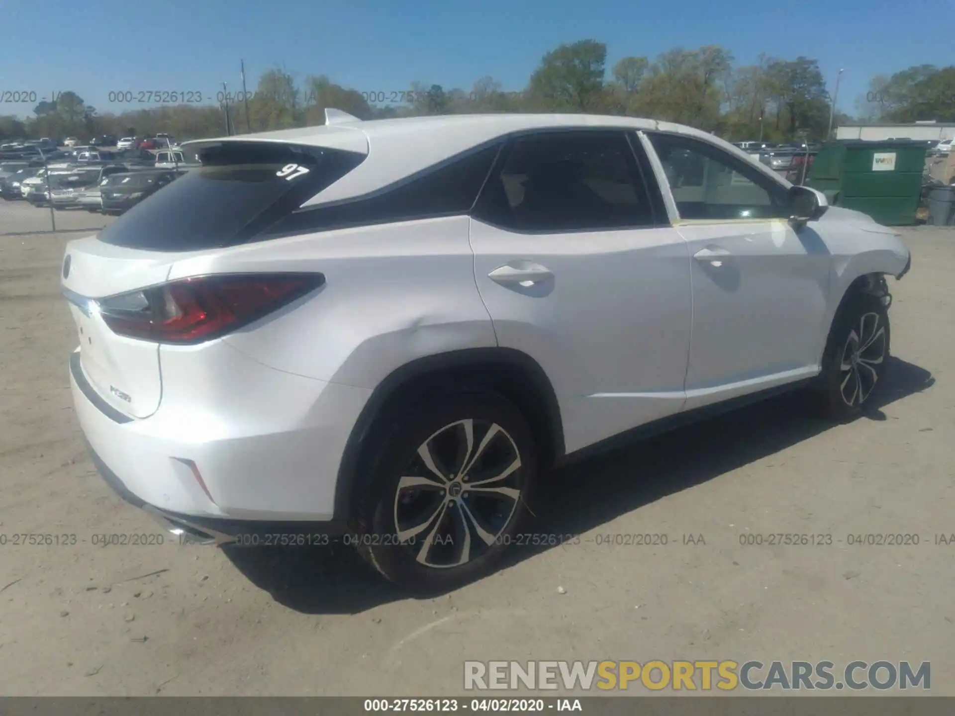 4 Photograph of a damaged car 2T2BZMCA6KC199120 LEXUS RX 2019