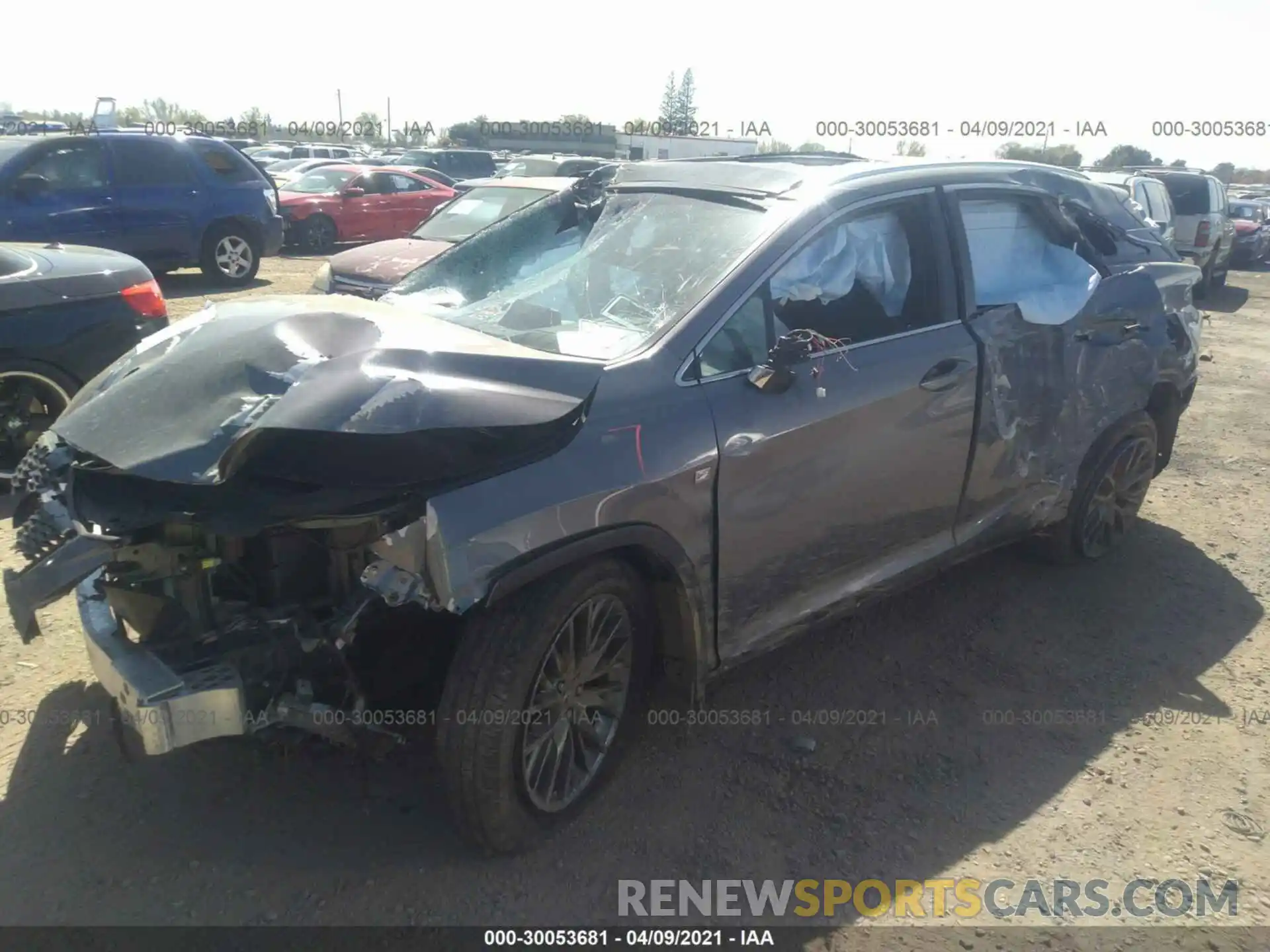 2 Photograph of a damaged car 2T2BZMCA6KC200850 LEXUS RX 2019