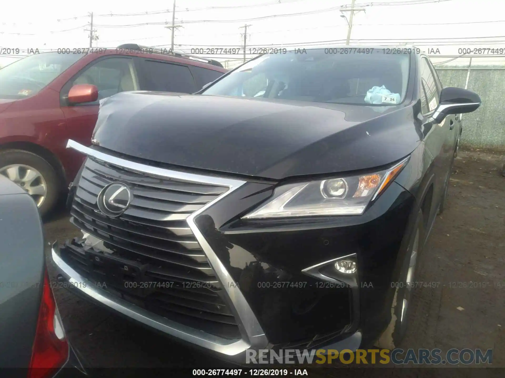 2 Photograph of a damaged car 2T2BZMCA6KC201450 LEXUS RX 2019