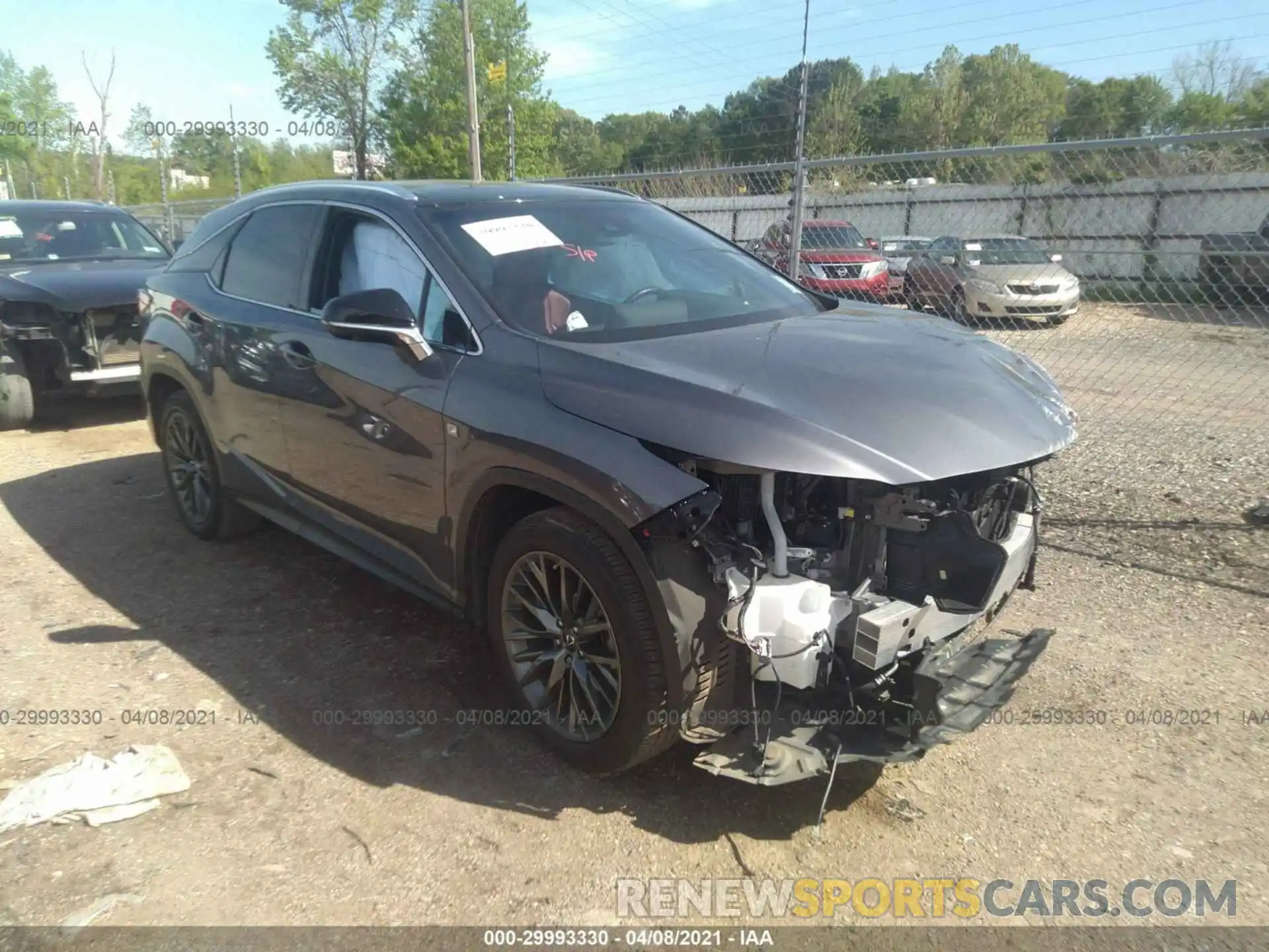 1 Photograph of a damaged car 2T2BZMCA6KC203425 LEXUS RX 2019