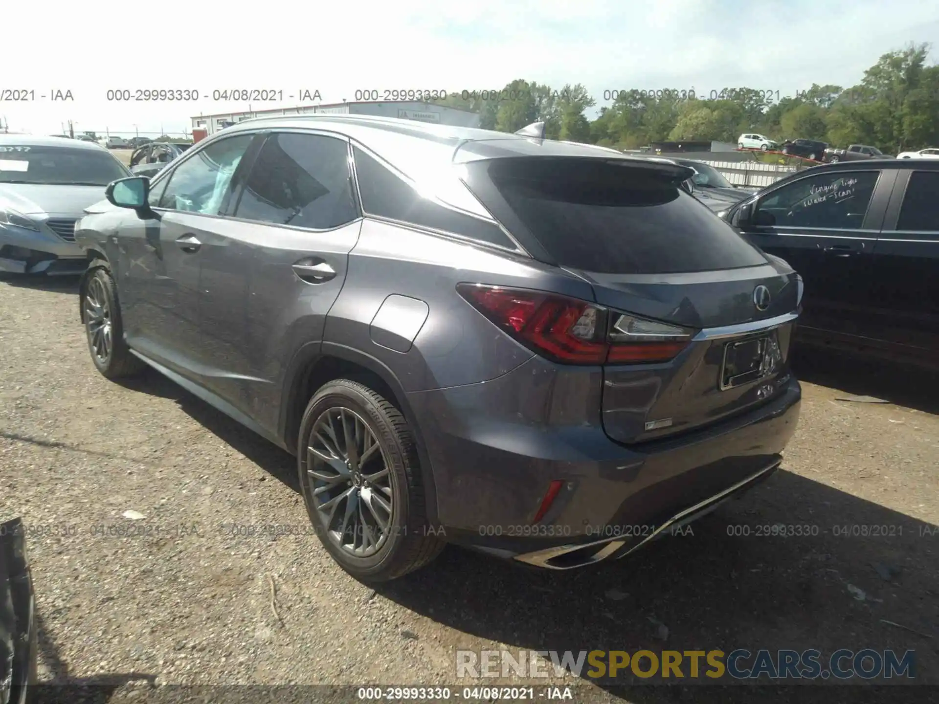 3 Photograph of a damaged car 2T2BZMCA6KC203425 LEXUS RX 2019