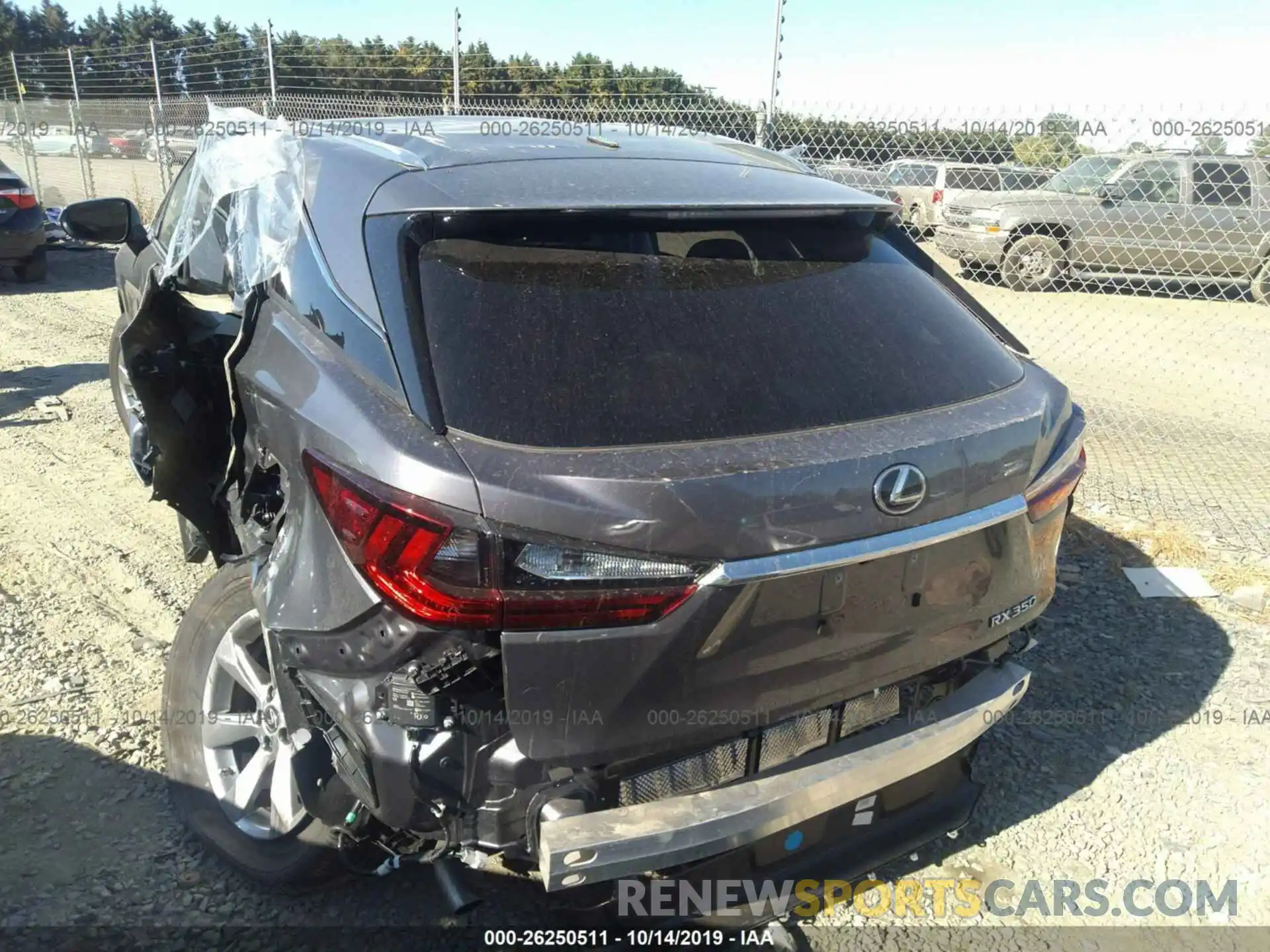 6 Photograph of a damaged car 2T2BZMCA6KC204607 LEXUS RX 2019