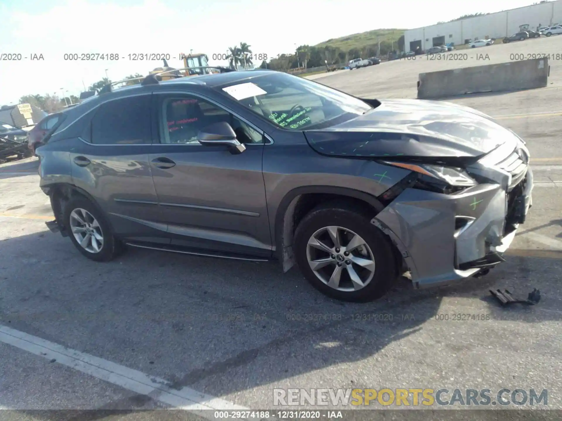 1 Photograph of a damaged car 2T2BZMCA6KC208317 LEXUS RX 2019