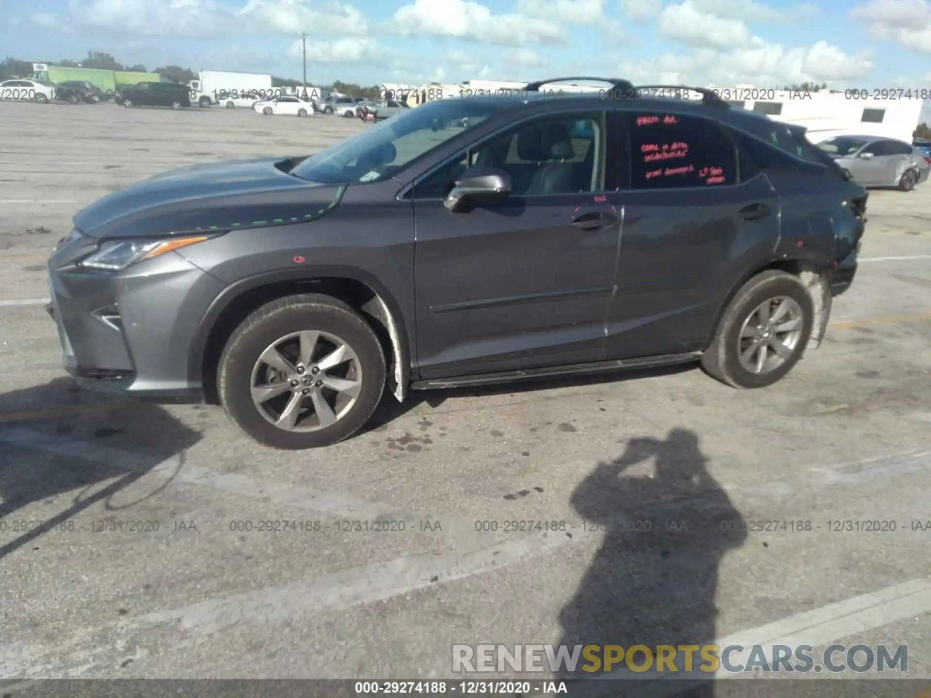 2 Photograph of a damaged car 2T2BZMCA6KC208317 LEXUS RX 2019