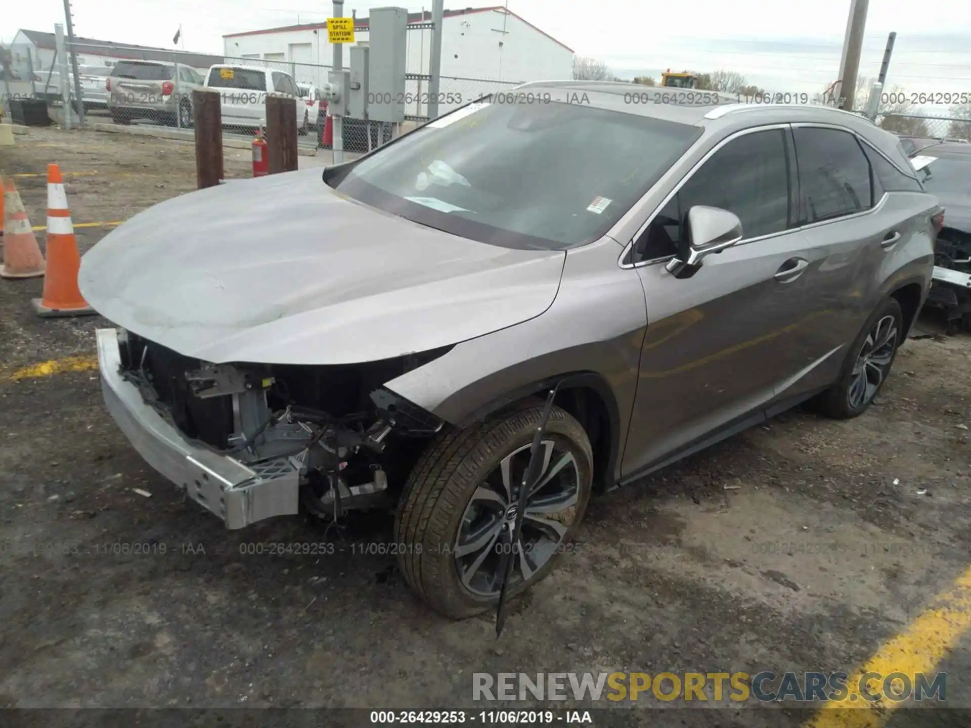 2 Фотография поврежденного автомобиля 2T2BZMCA7KC183900 LEXUS RX 2019