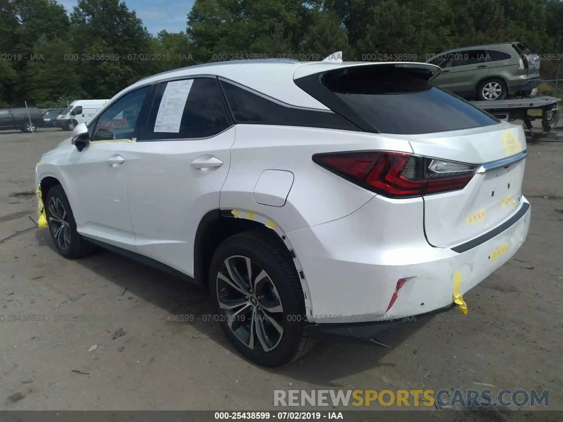 3 Фотография поврежденного автомобиля 2T2BZMCA7KC185999 LEXUS RX 2019