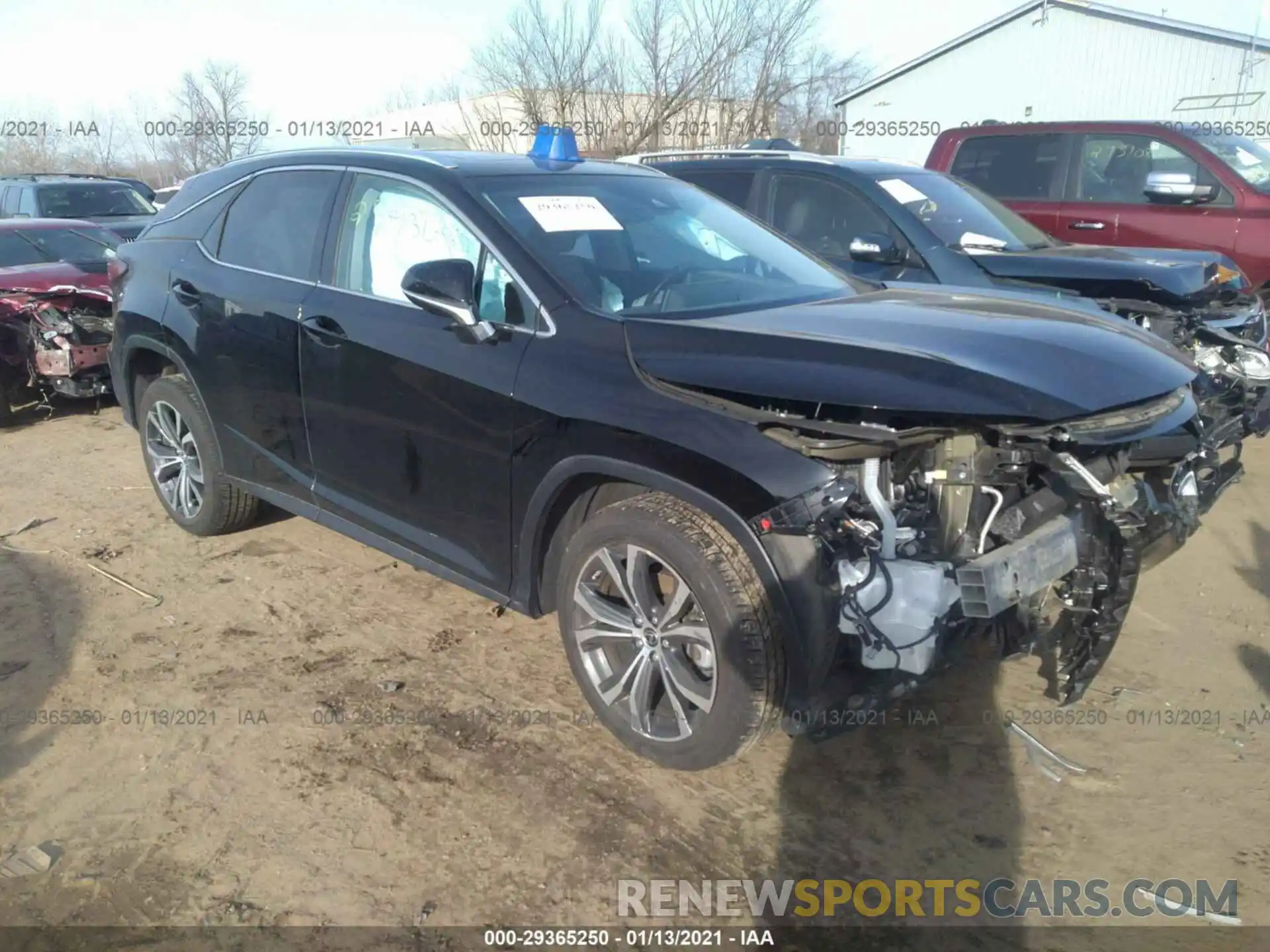 1 Photograph of a damaged car 2T2BZMCA7KC186618 LEXUS RX 2019